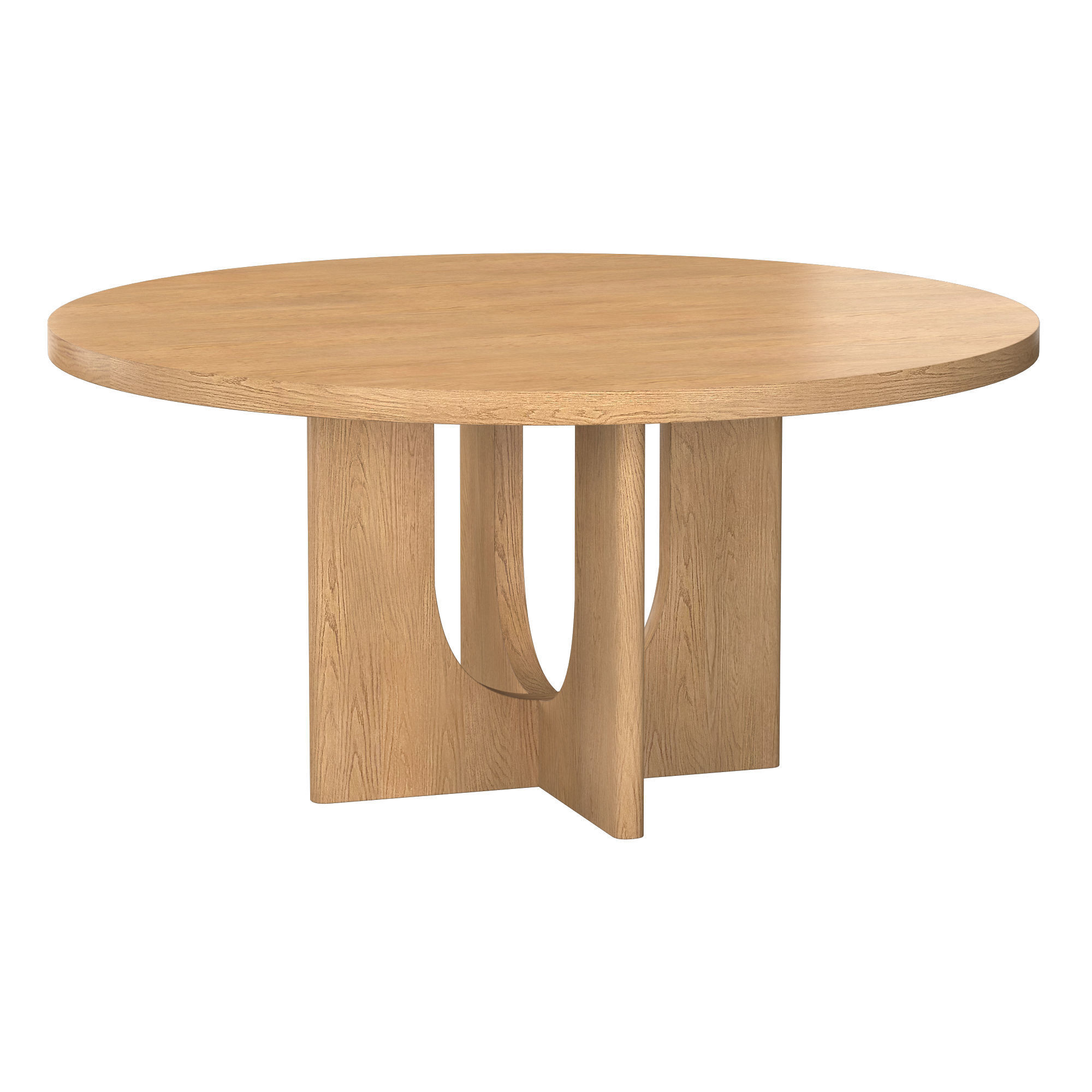 BRETON ROUND DINING TABLE 3D model_1