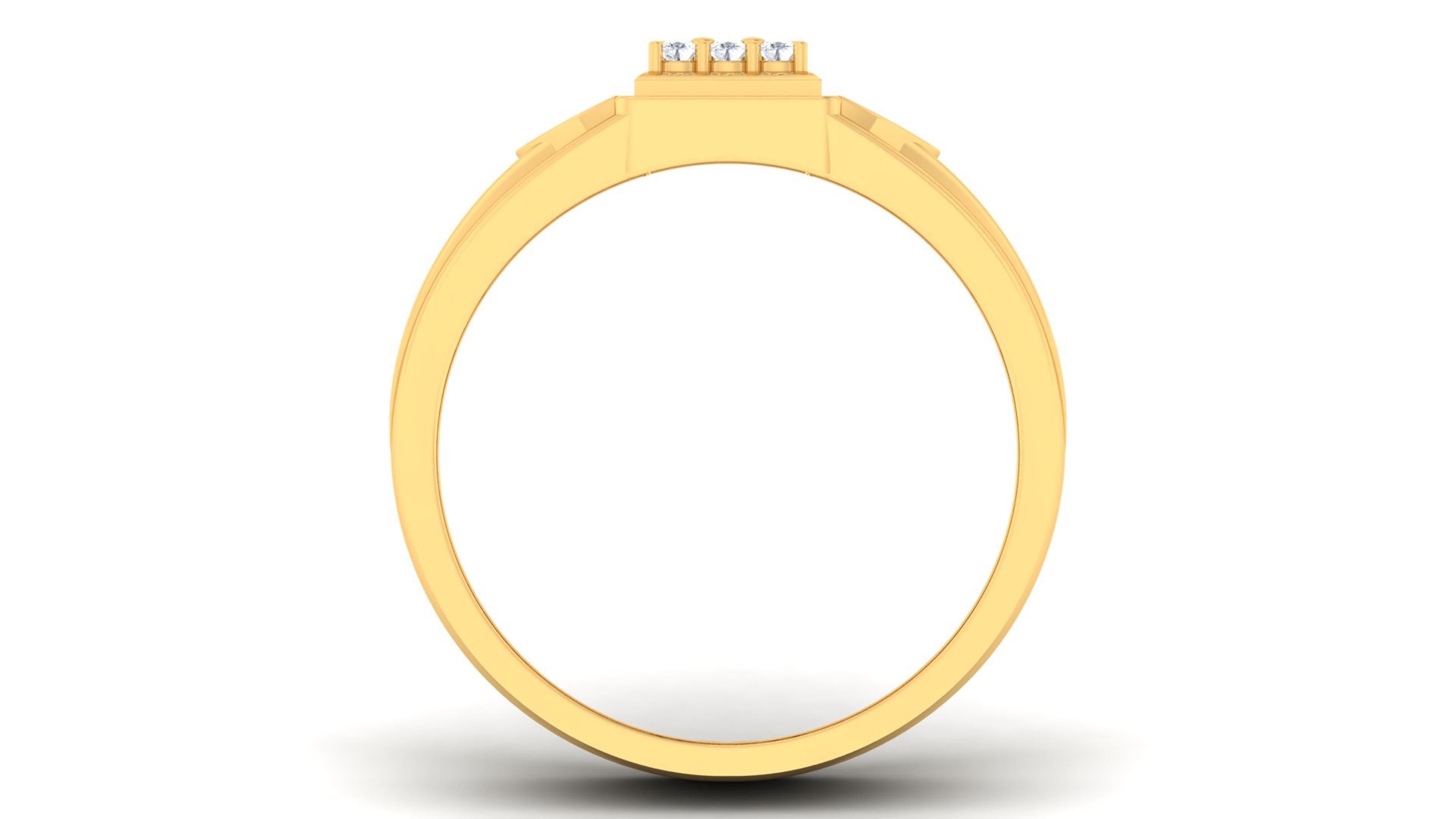 Solitaire Wedding Engagement Rings 3D print model_1