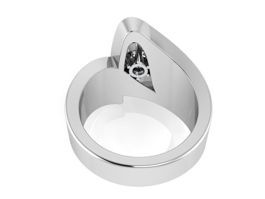 Thick ring 2740 3D print model 3D print model_3