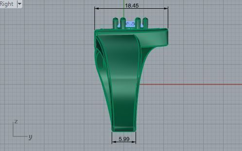 Thick ring 2740 3D print model 3D print model_6