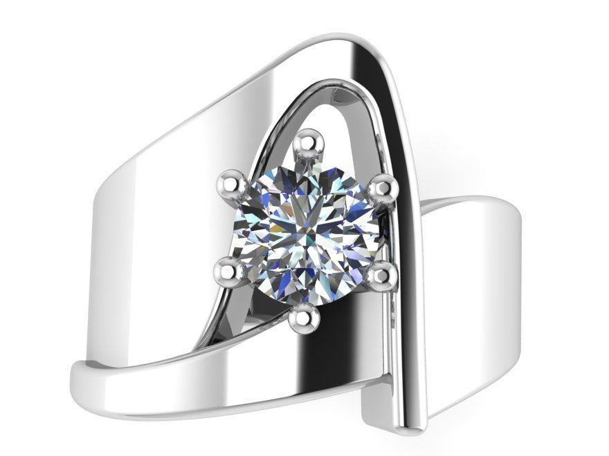 Thick ring 2740 3D print model 3D print model_2