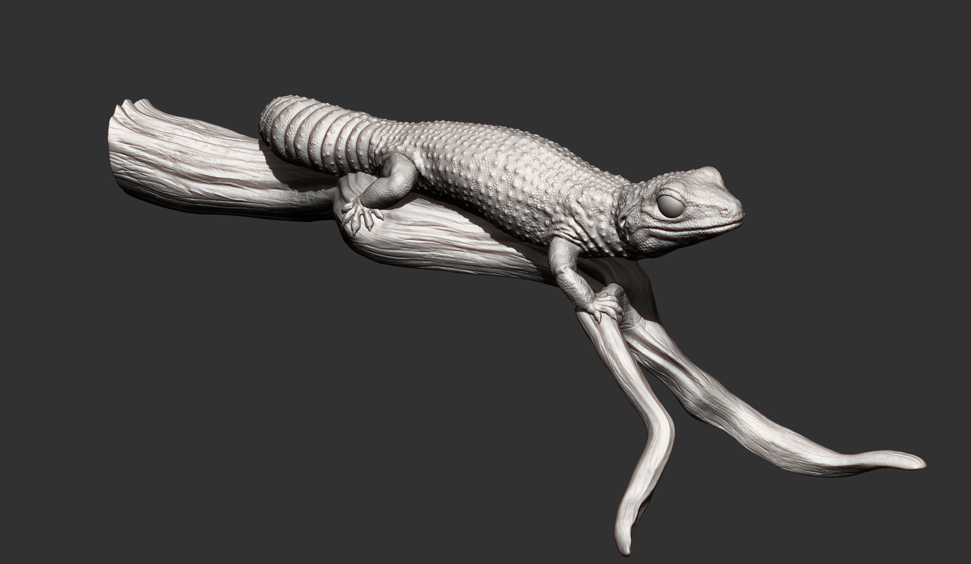 Leopard gecko 3D print model_16