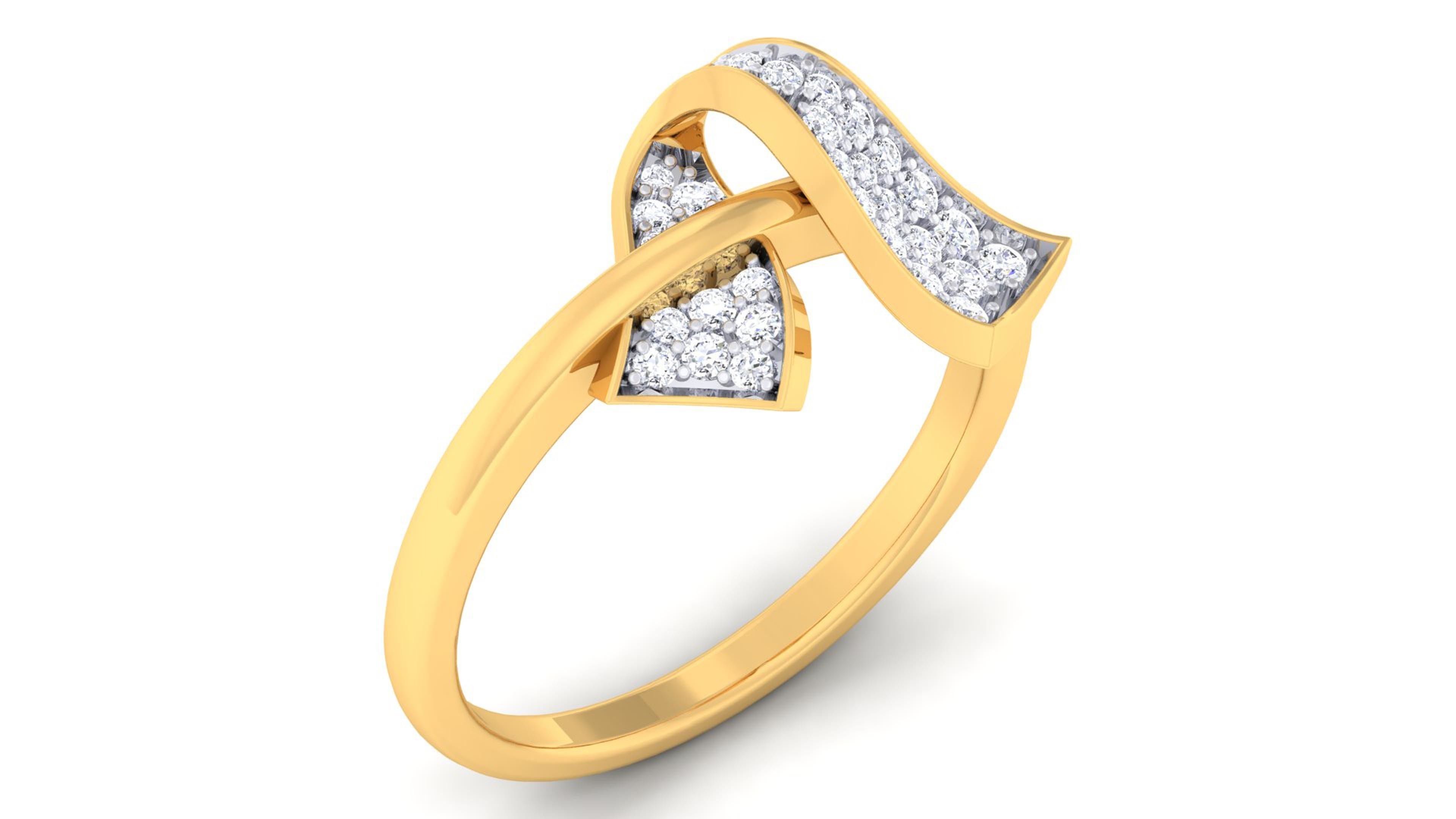 Solitaire Wedding Engagement Rings 3D print model_2