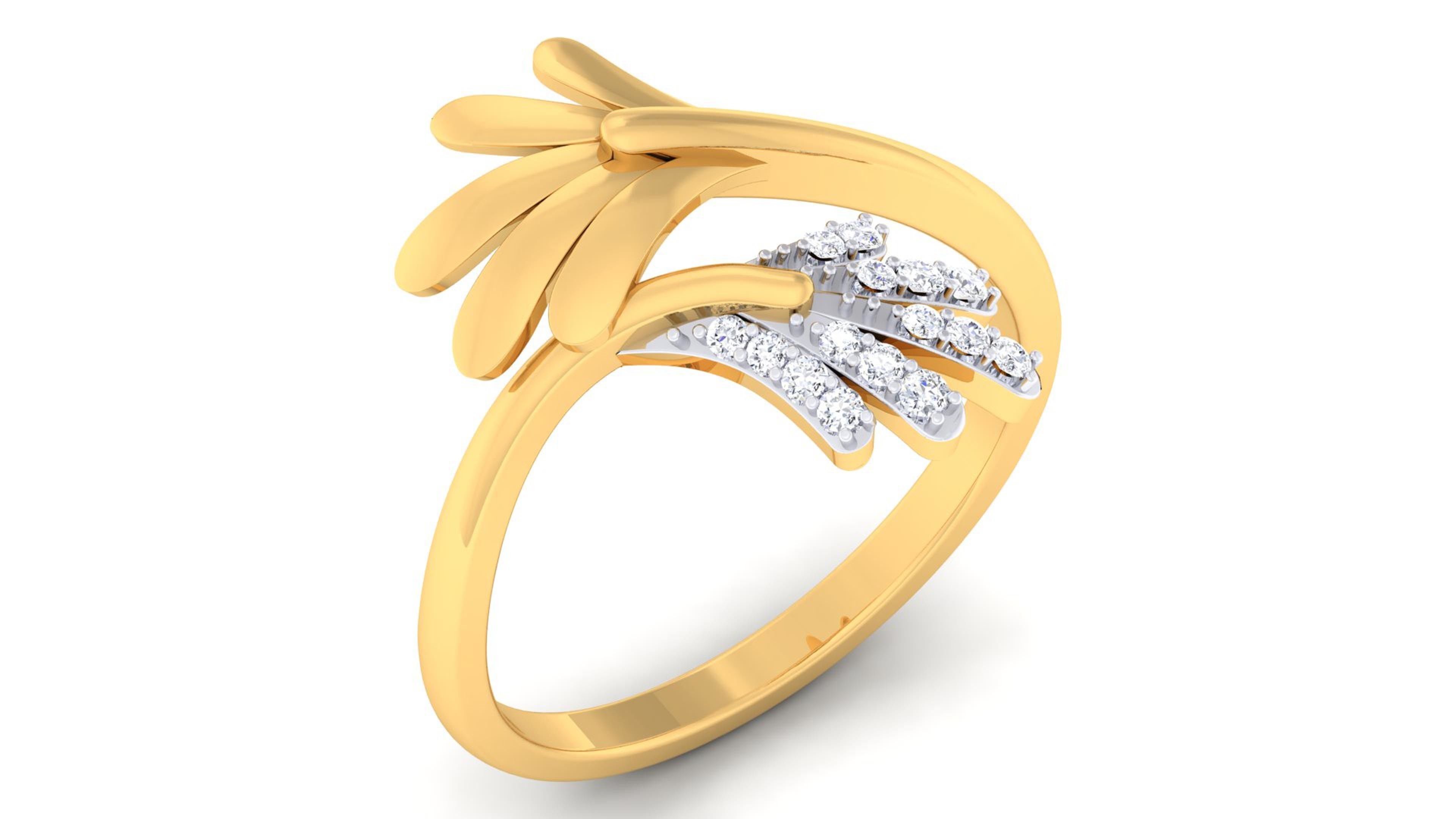 Solitaire Wedding Engagement Rings 3D print model_2