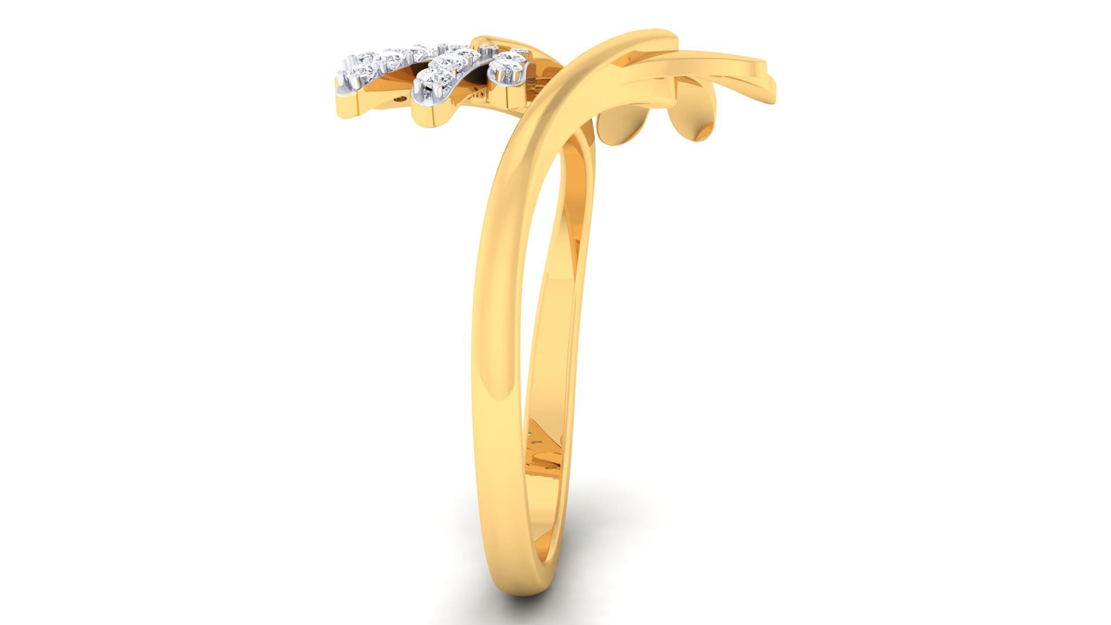 Solitaire Wedding Engagement Rings 3D print model_3
