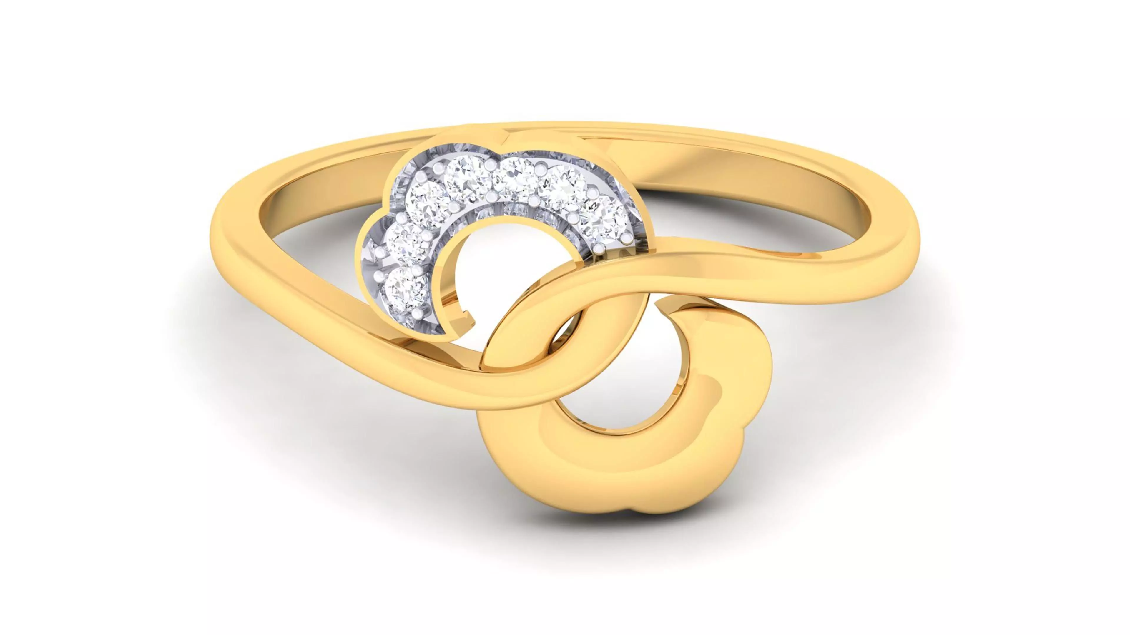 Solitaire Wedding Engagement Rings 3D print model_0