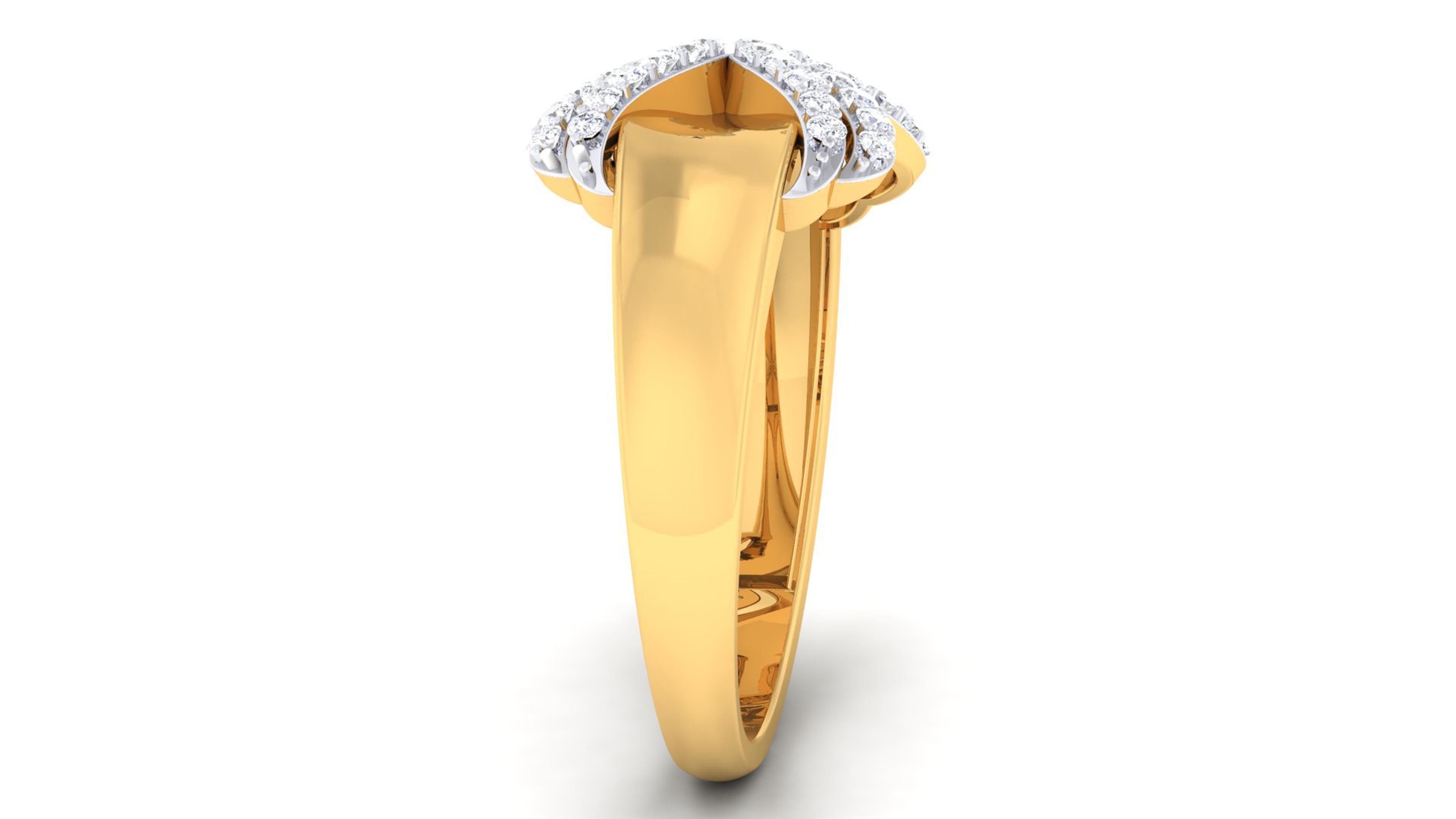 Solitaire Wedding Engagement Rings 3D print model_3