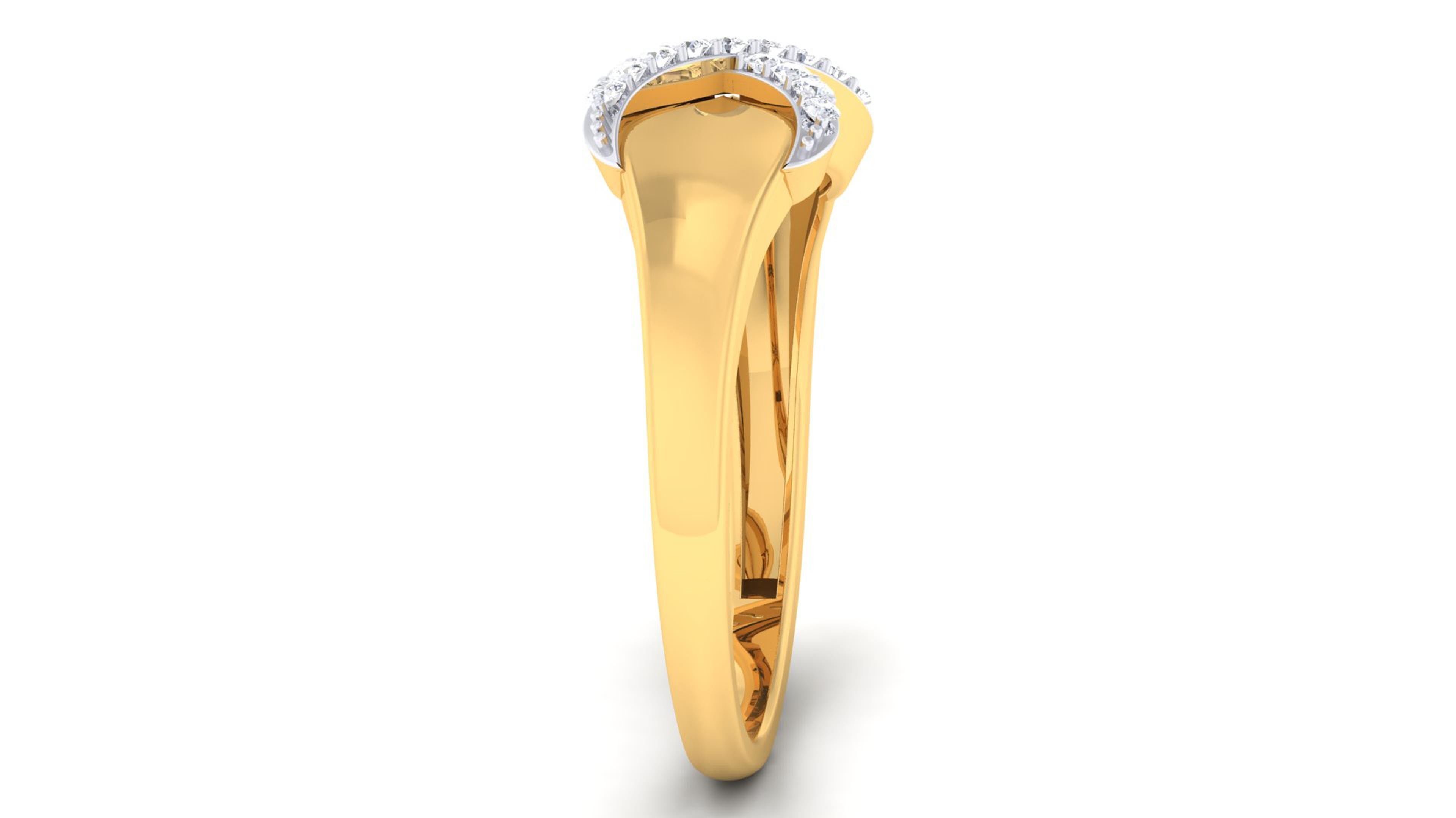 Solitaire Wedding Engagement Rings 3D print model_2