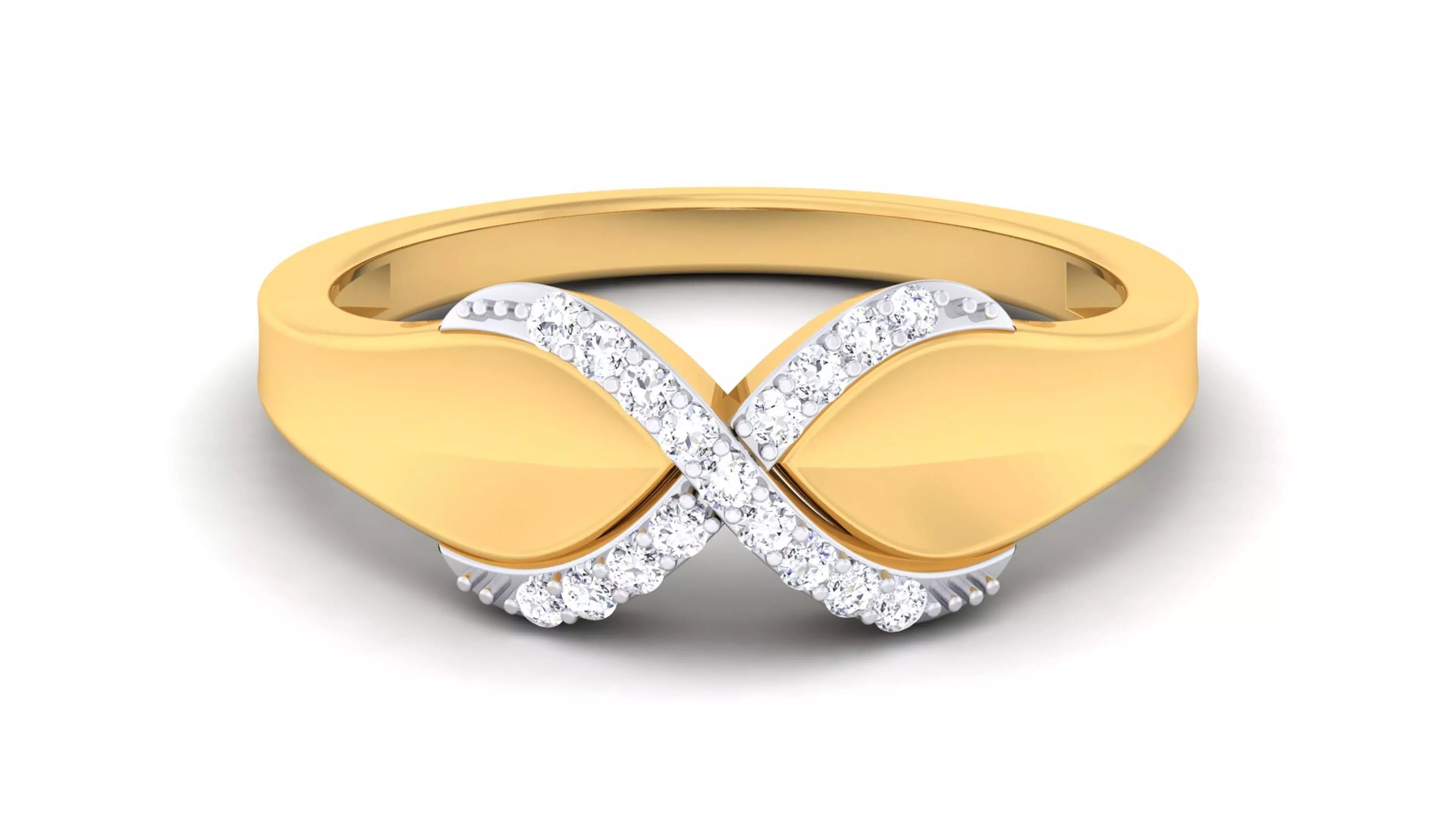 Solitaire Wedding Engagement Rings 3D print model_0