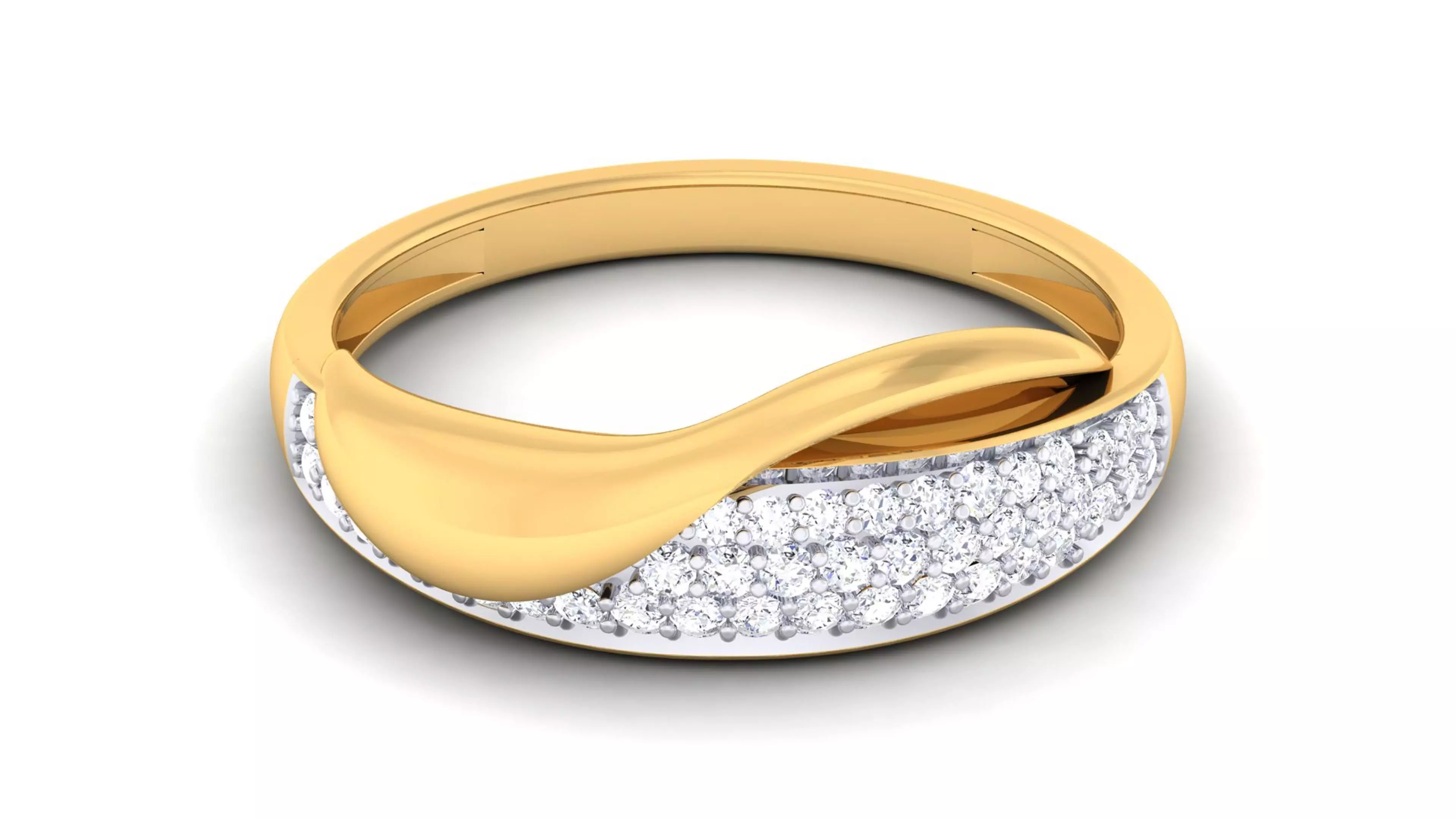 Solitaire Wedding Engagement Rings 3D print model_0