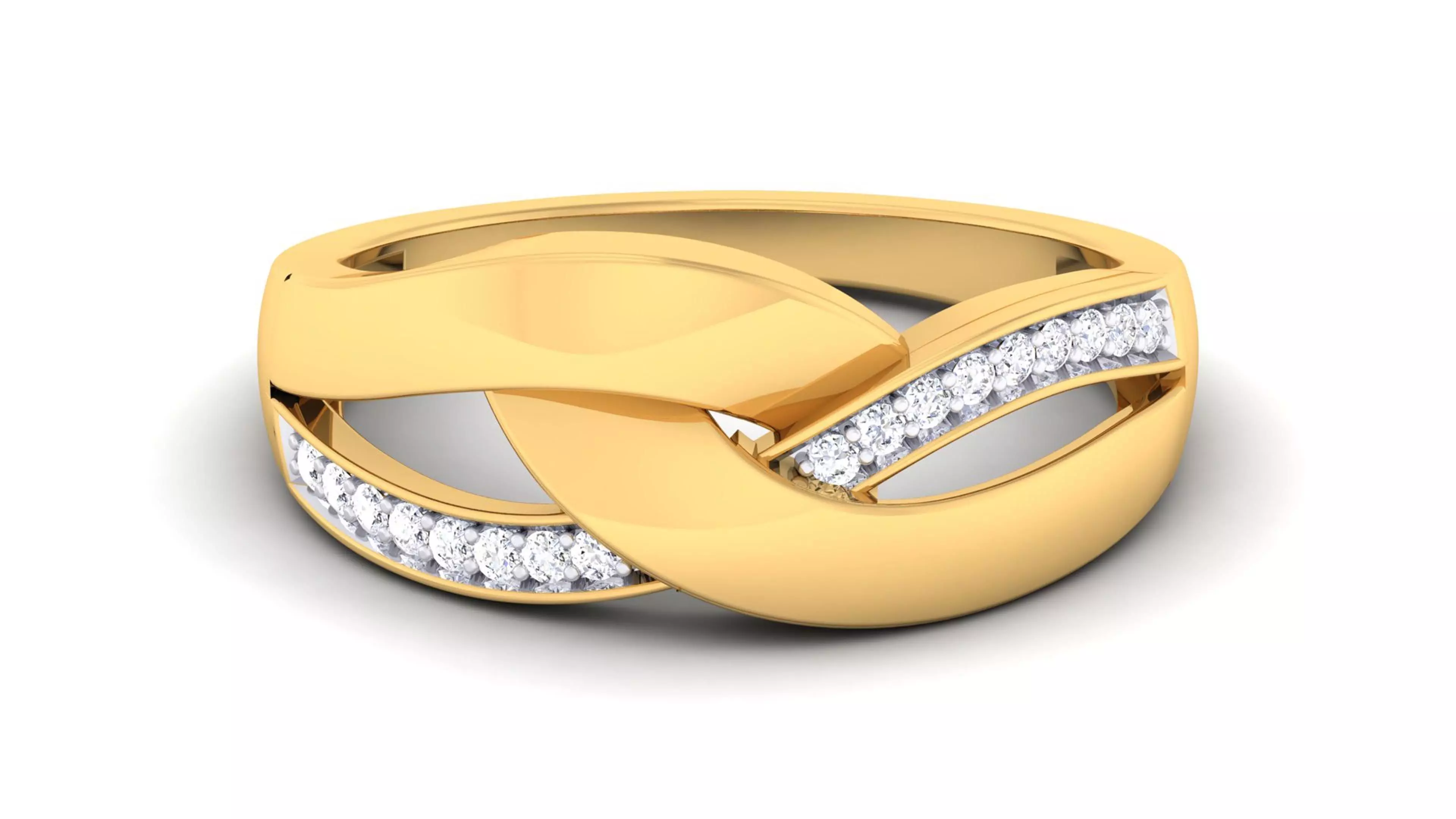 Solitaire Wedding Engagement Rings 3D print model_0