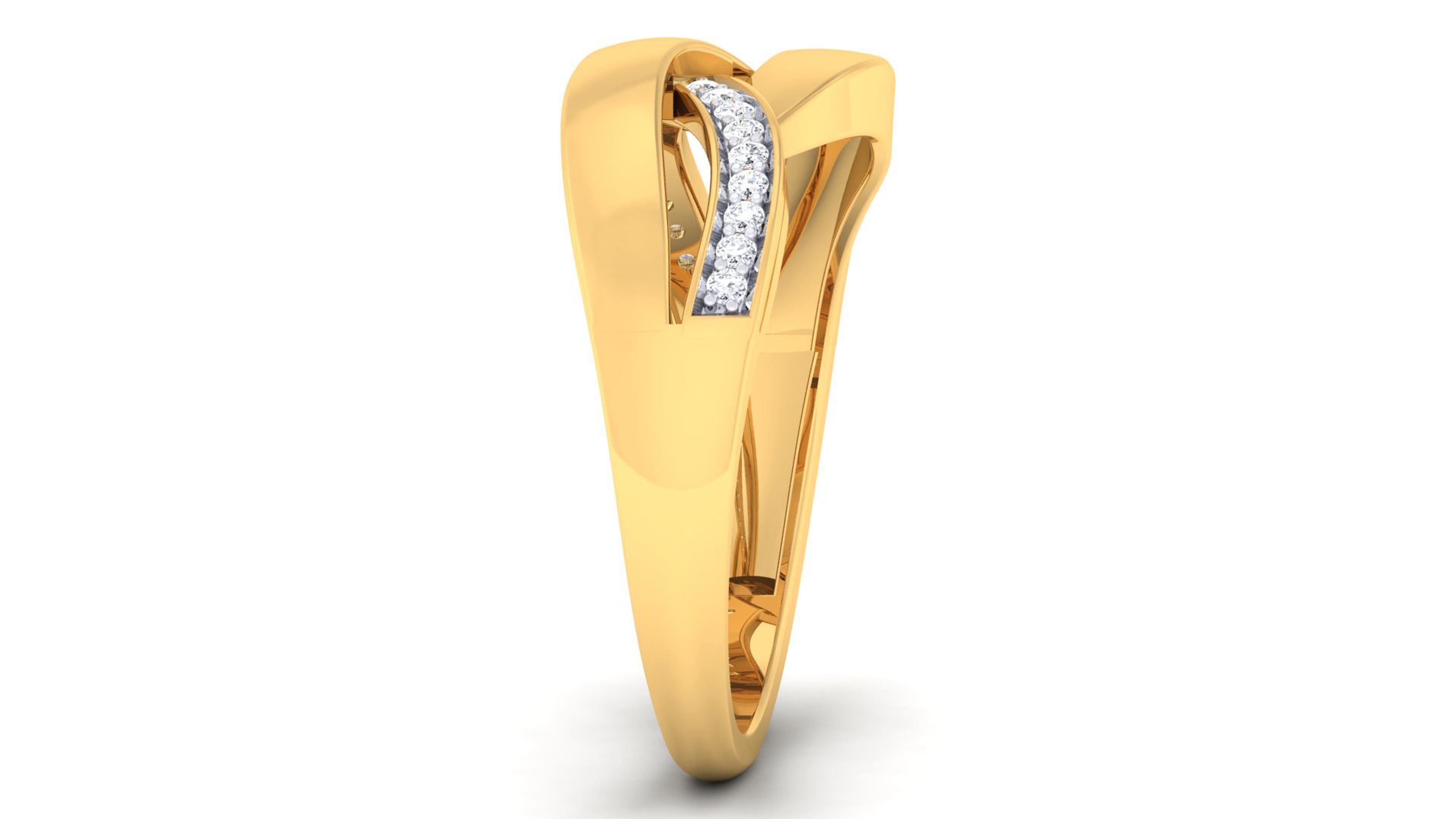 Solitaire Wedding Engagement Rings 3D print model_3