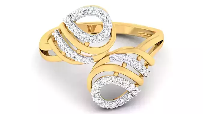 Solitaire Wedding Engagement Rings 3D print model