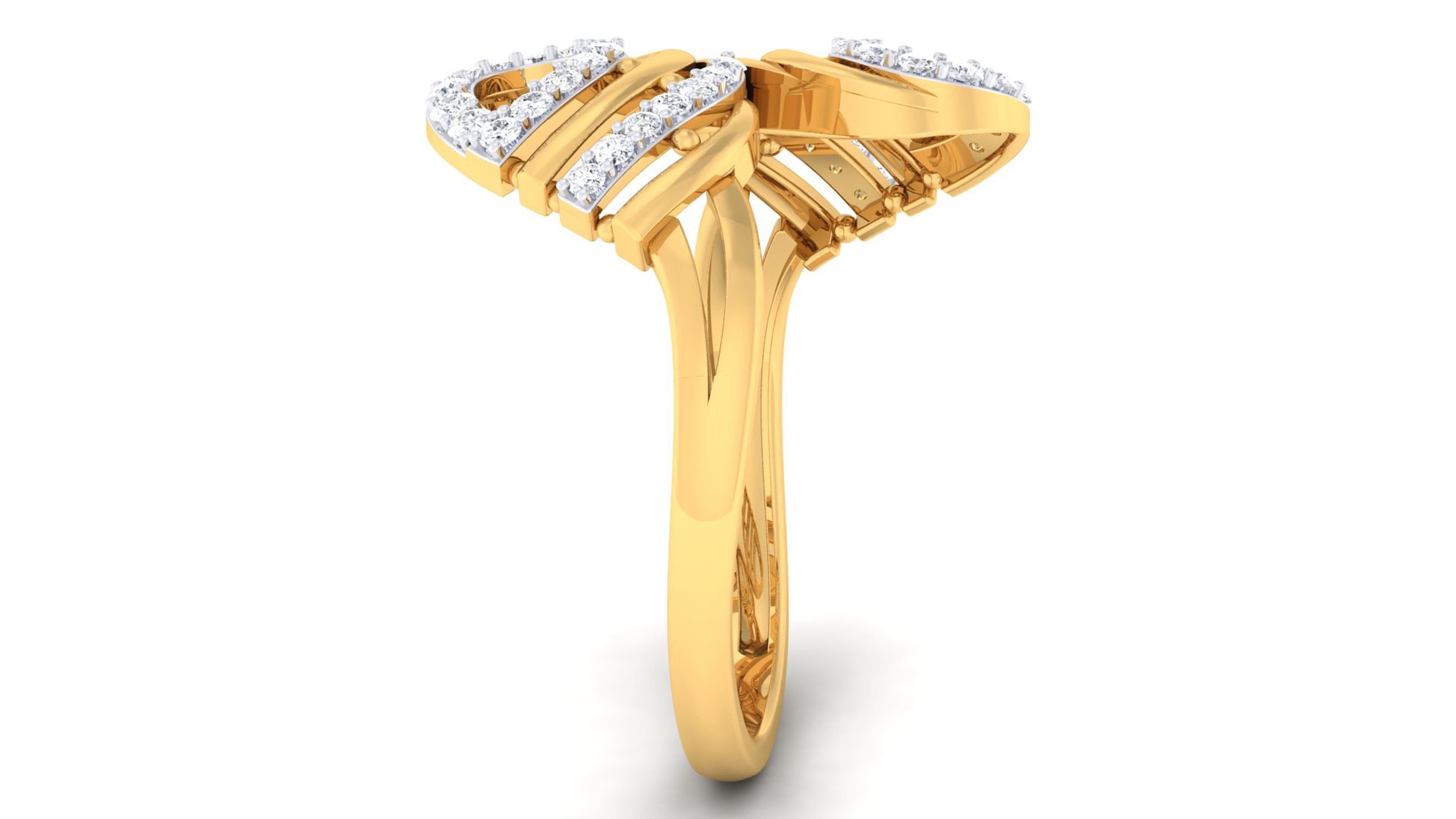 Solitaire Wedding Engagement Rings 3D print model_3