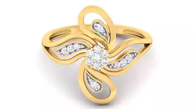 Solitaire Wedding Engagement Rings 3D print model