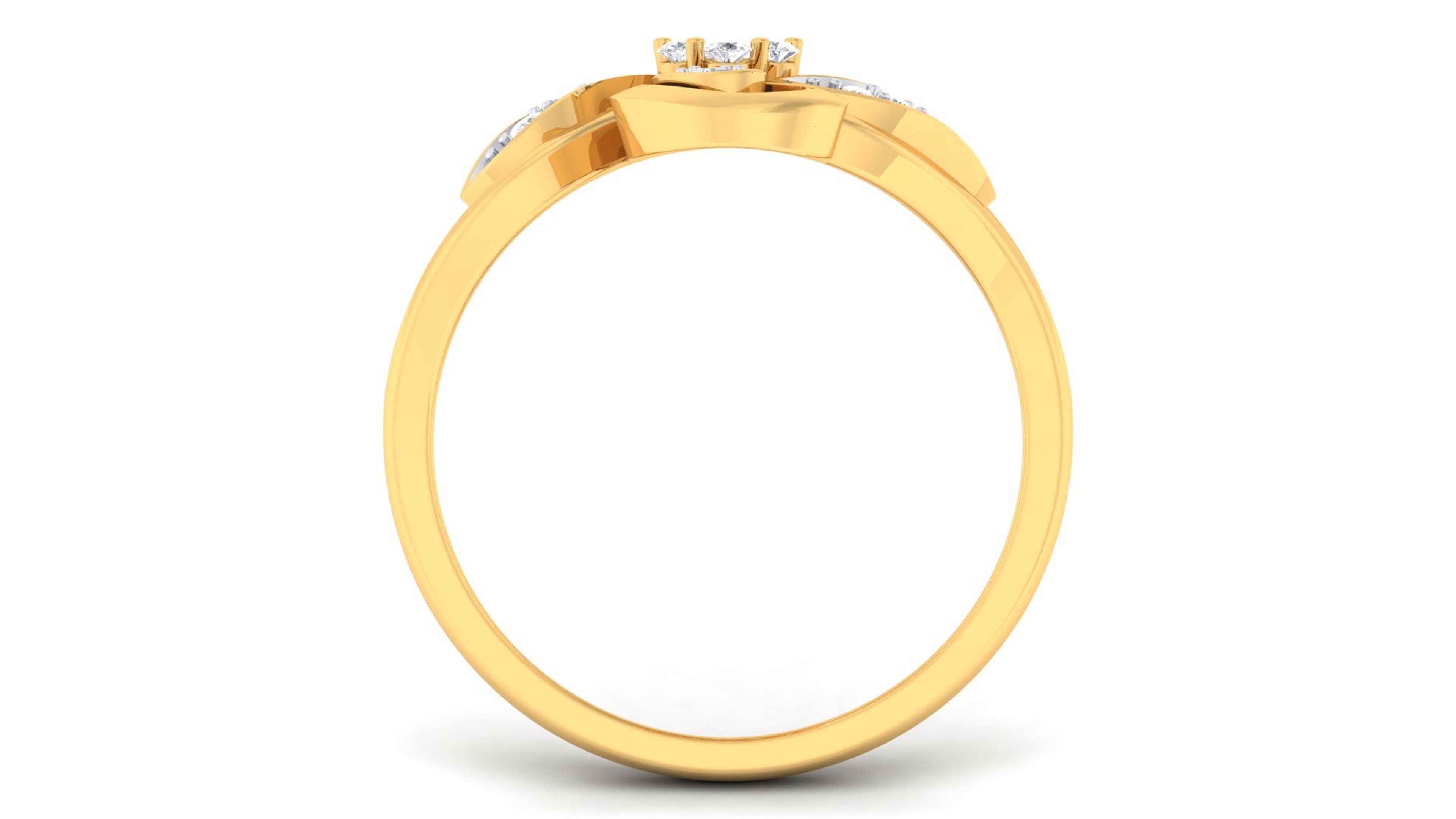 Solitaire Wedding Engagement Rings 3D print model_1
