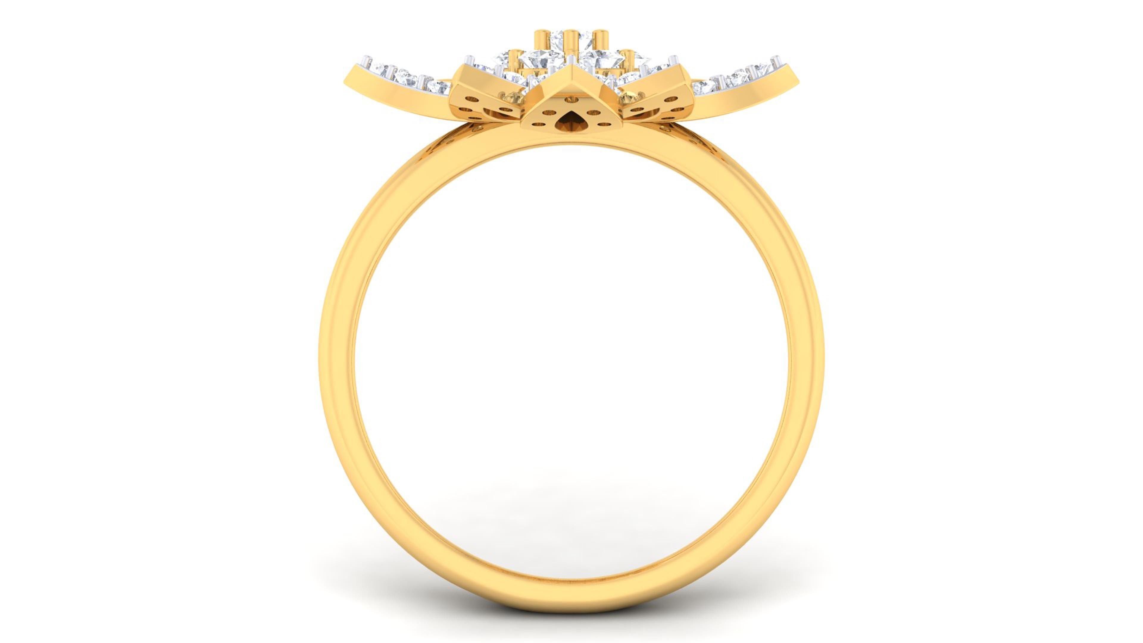Solitaire Wedding Engagement Rings 3D print model_1