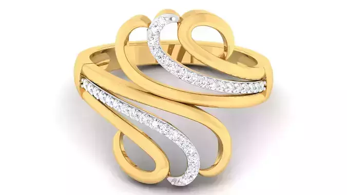 Solitaire Wedding Engagement Rings 3D print model