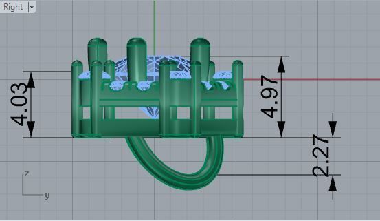 Bright Pendant 2749 3D print model  3D print model_6