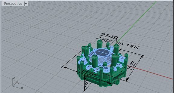 Bright Pendant 2749 3D print model  3D print model_7