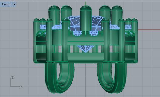 Bright Pendant 2749 3D print model  3D print model_5