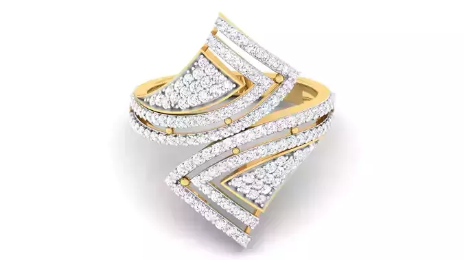 Solitaire Wedding Engagement Rings 3D print model