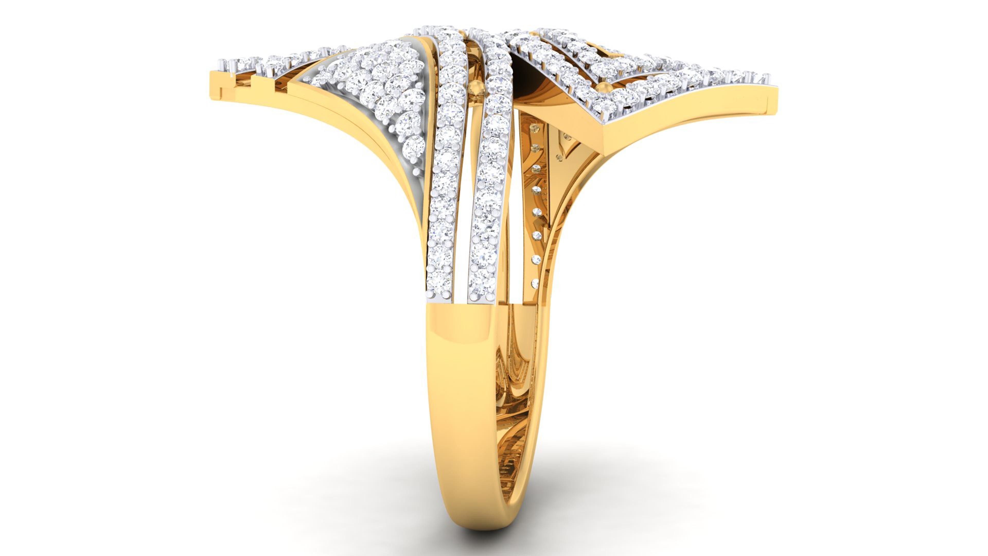 Solitaire Wedding Engagement Rings 3D print model_3