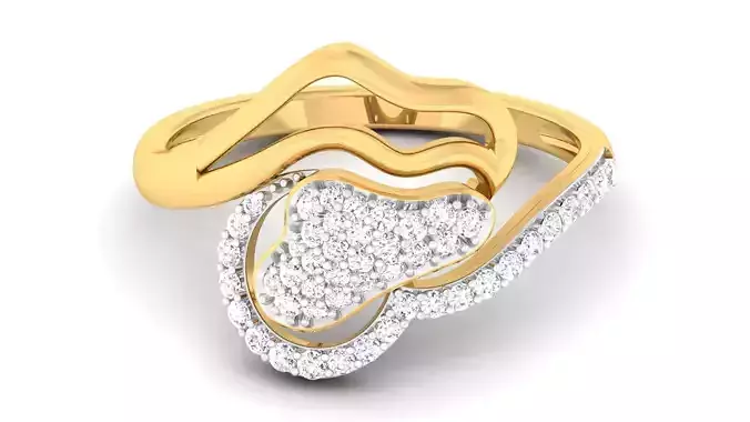 Solitaire Wedding Engagement Rings 3D print model