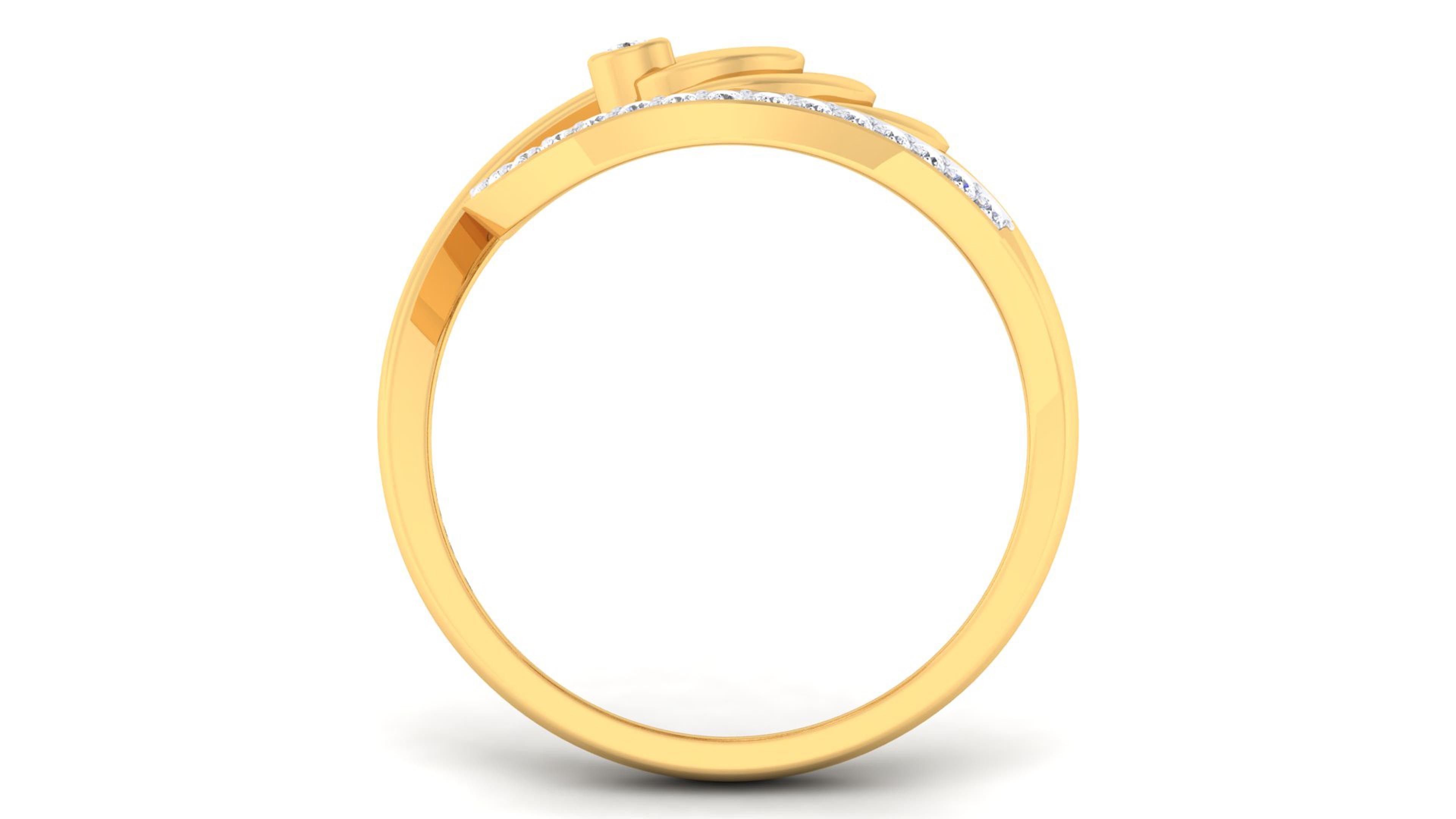 Solitaire Wedding Engagement Rings 3D print model_1