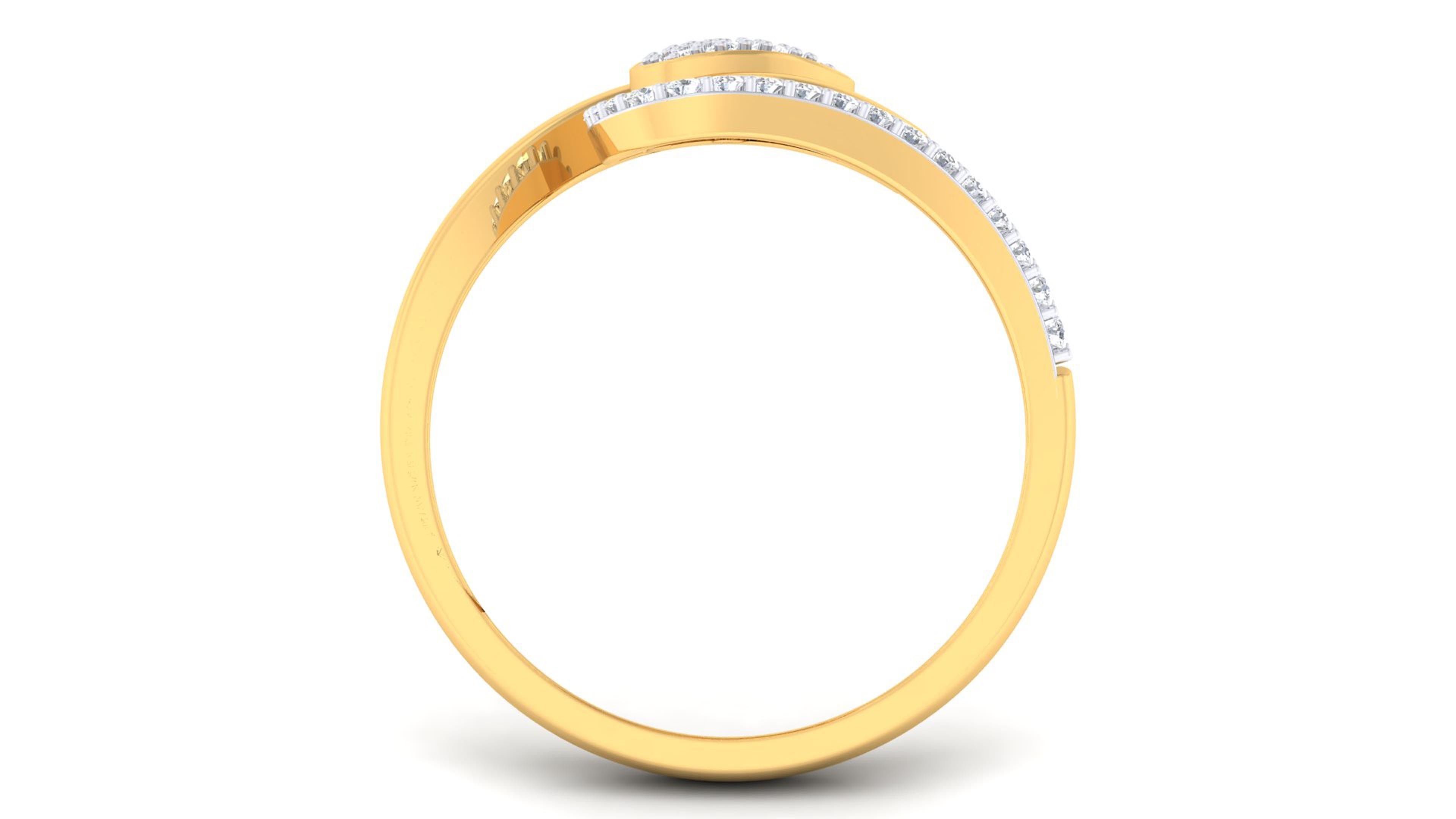 Solitaire Wedding Engagement Rings 3D print model_1