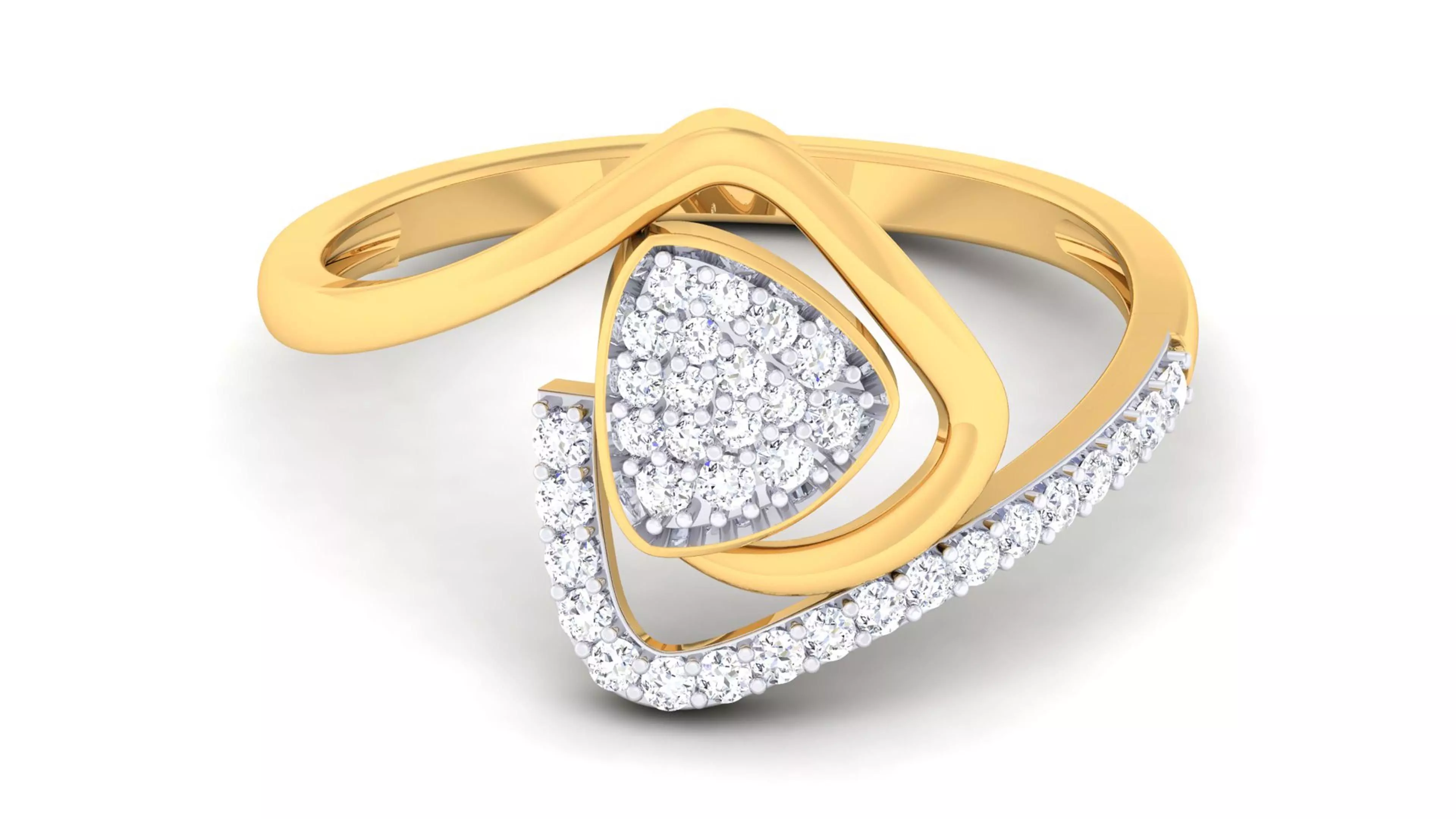 Solitaire Wedding Engagement Rings 3D print model_0