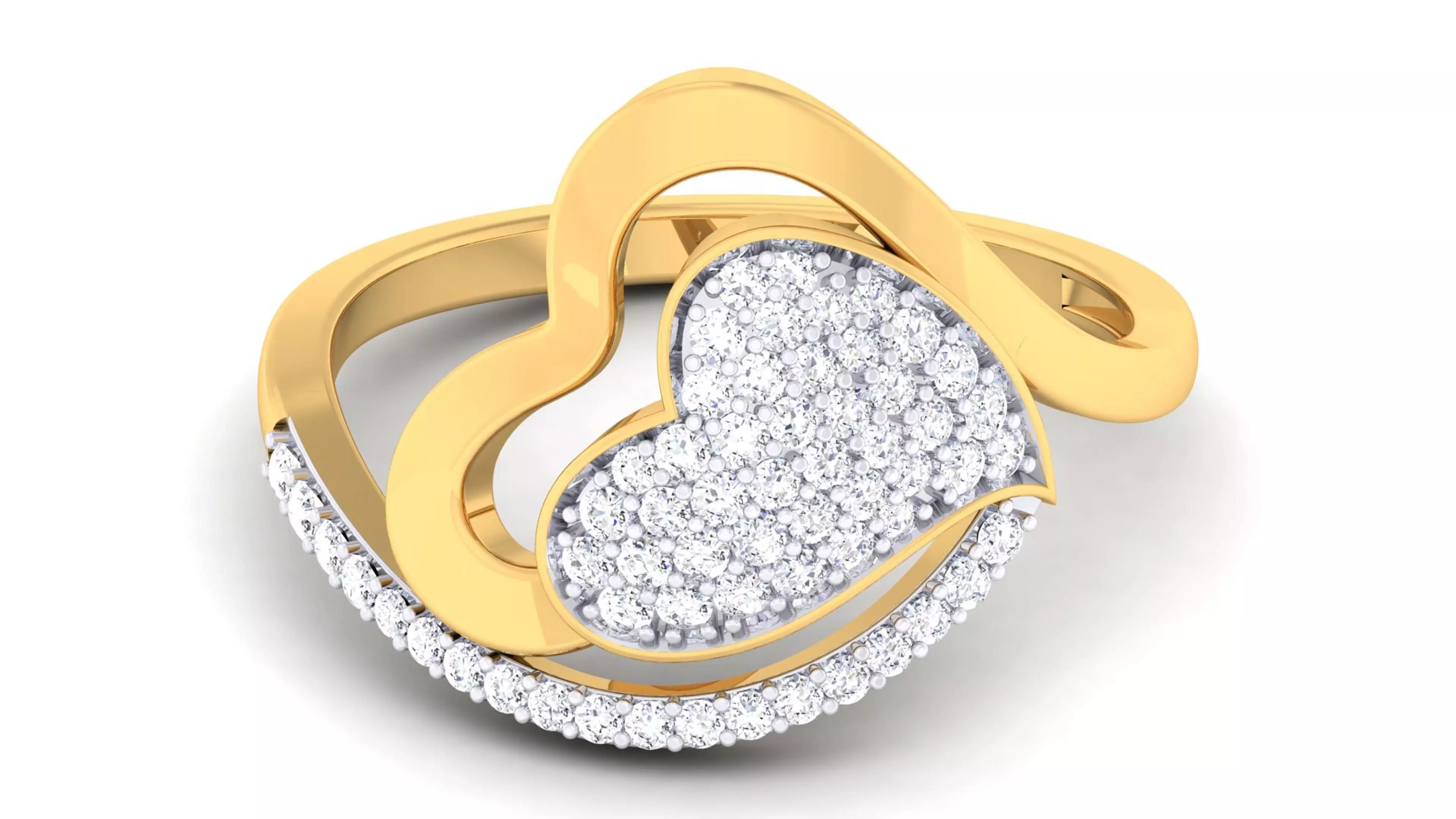 Solitaire Wedding Engagement Rings 3D print model_0