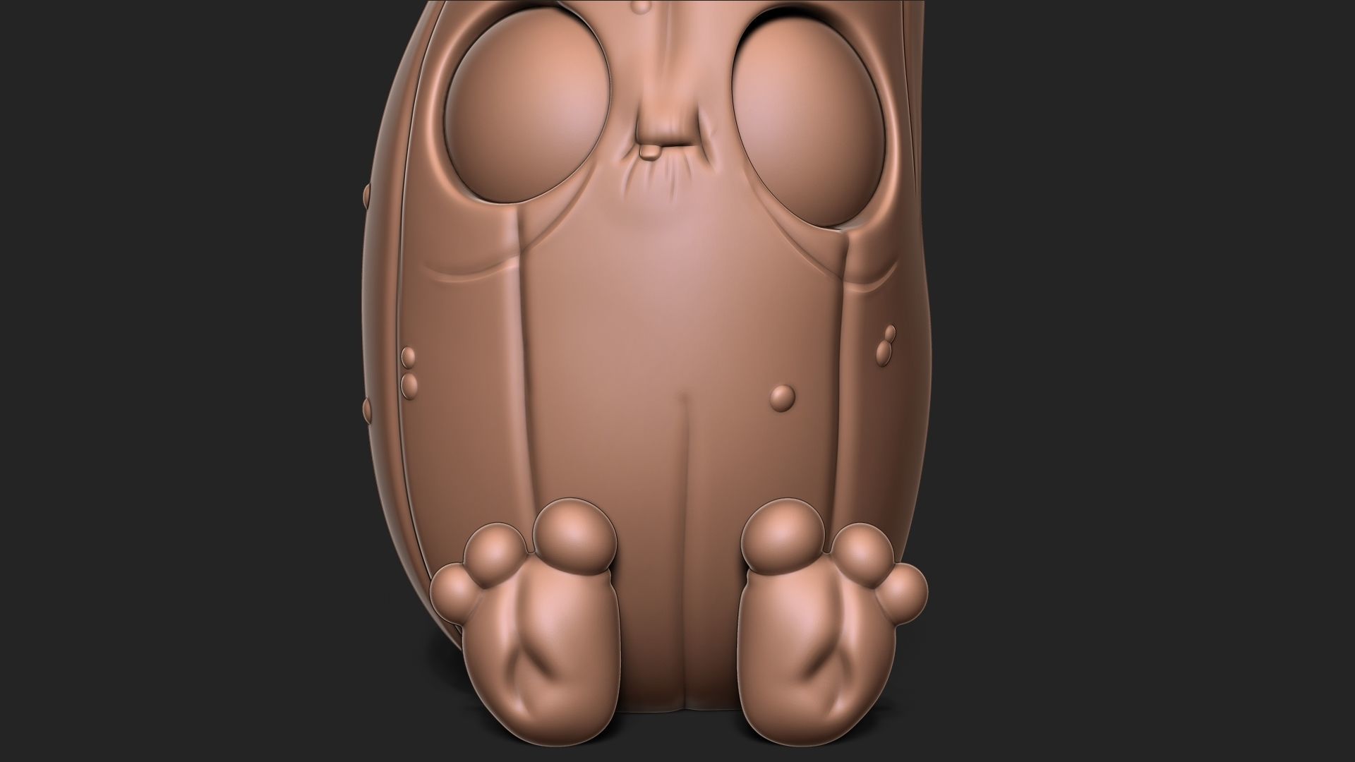 Halloween Pumpkin keychain 3D print model_7