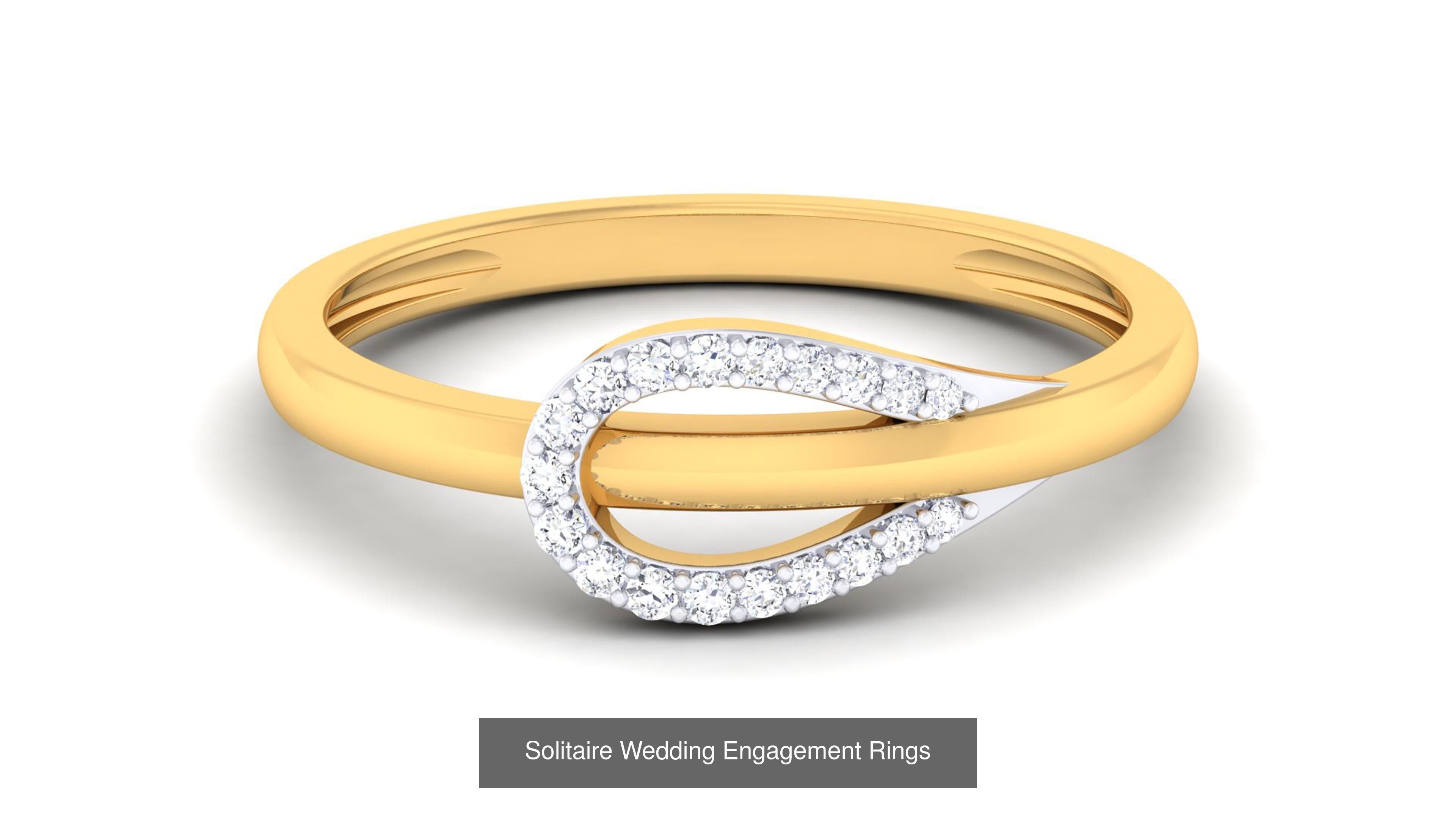 56 Solitaire Wedding Engagement Rings Collection _20
