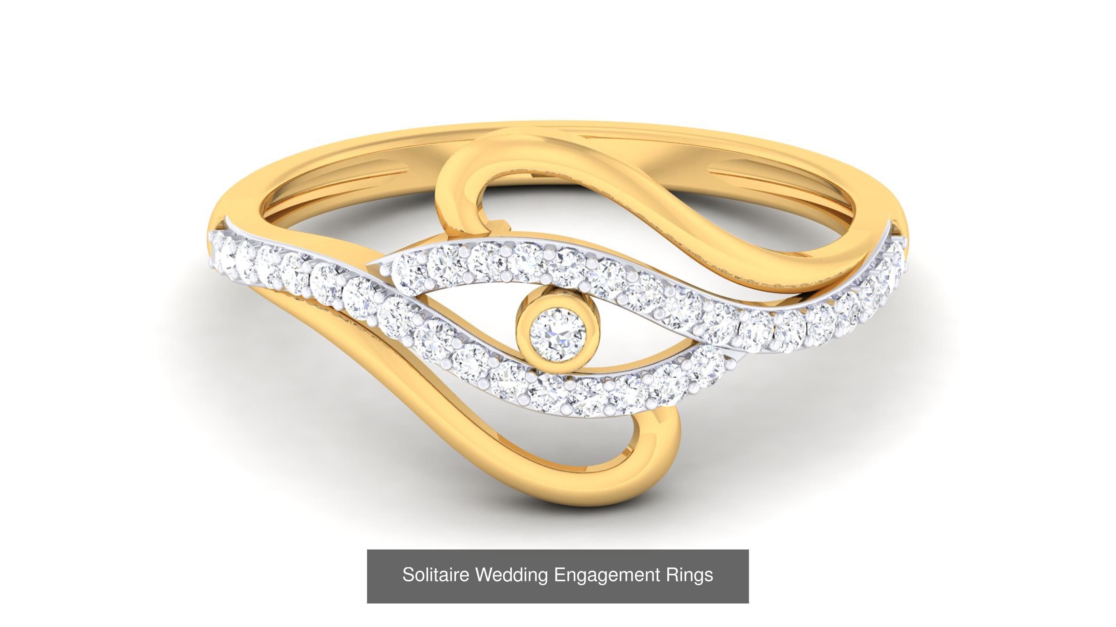 56 Solitaire Wedding Engagement Rings Collection _25