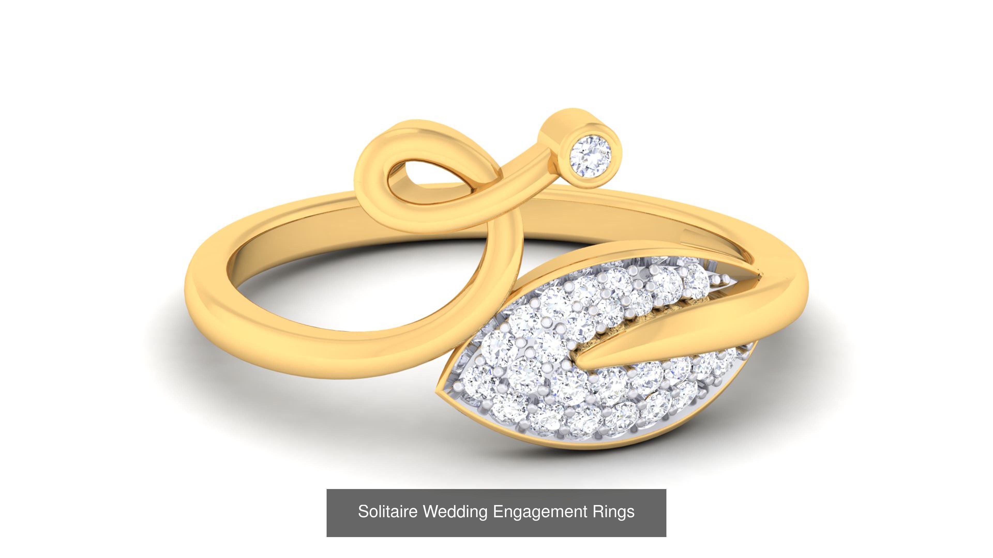 56 Solitaire Wedding Engagement Rings Collection _36