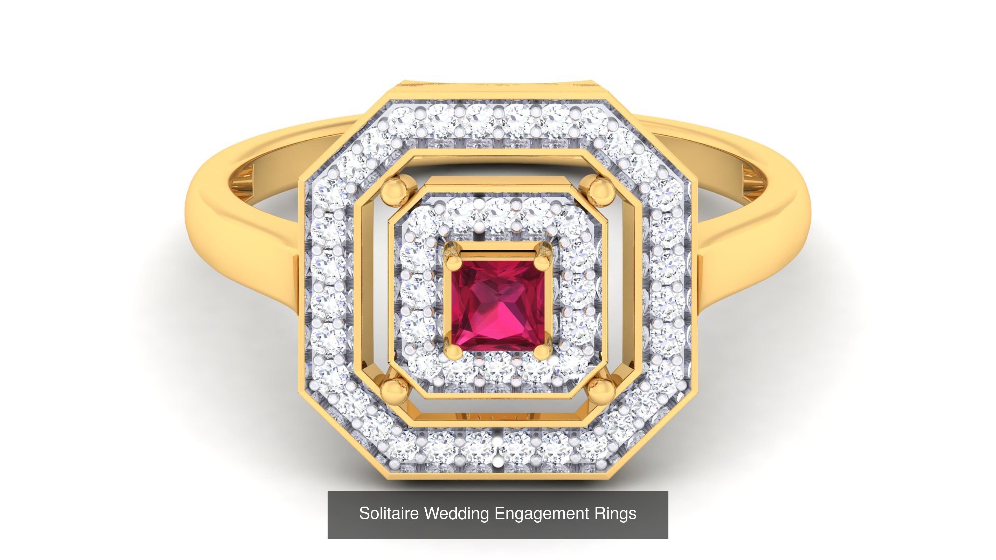 56 Solitaire Wedding Engagement Rings Collection _52