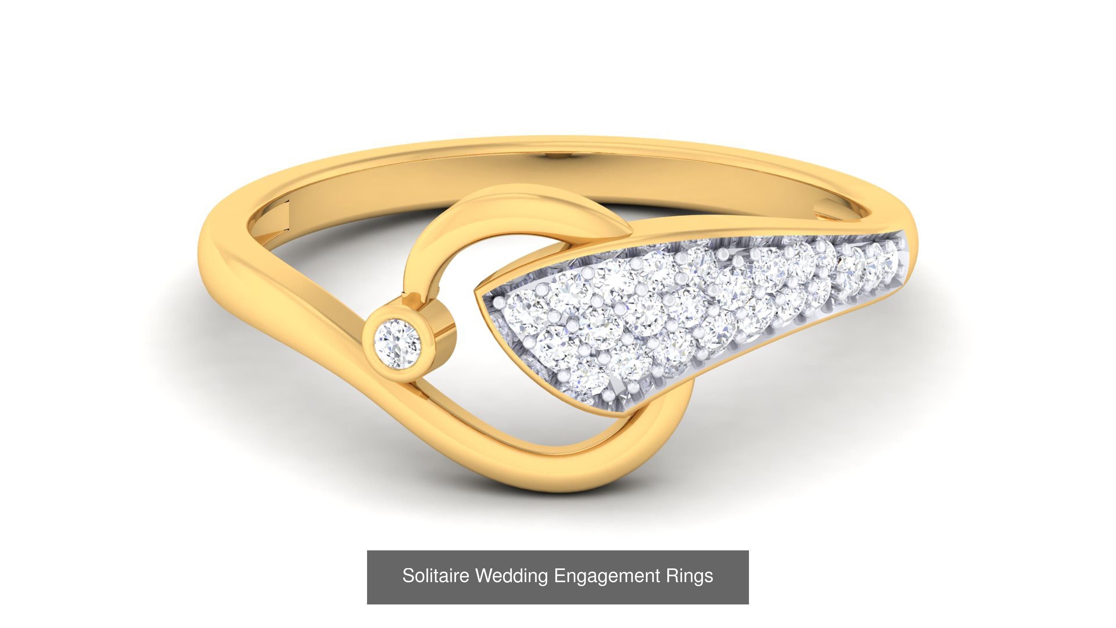56 Solitaire Wedding Engagement Rings Collection _37