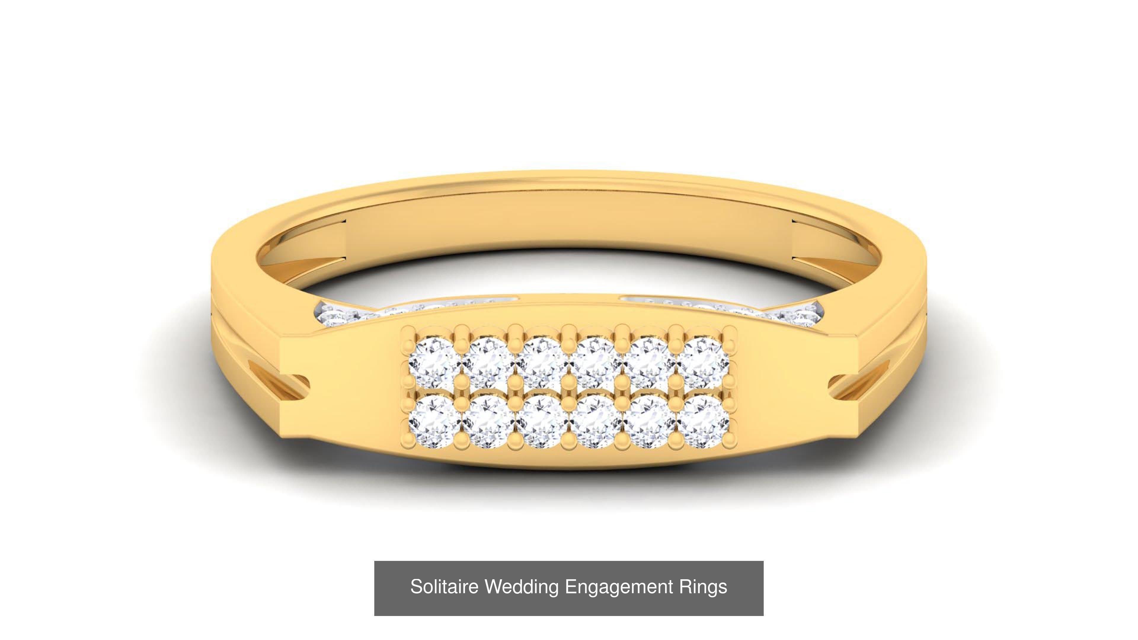 56 Solitaire Wedding Engagement Rings Collection _13