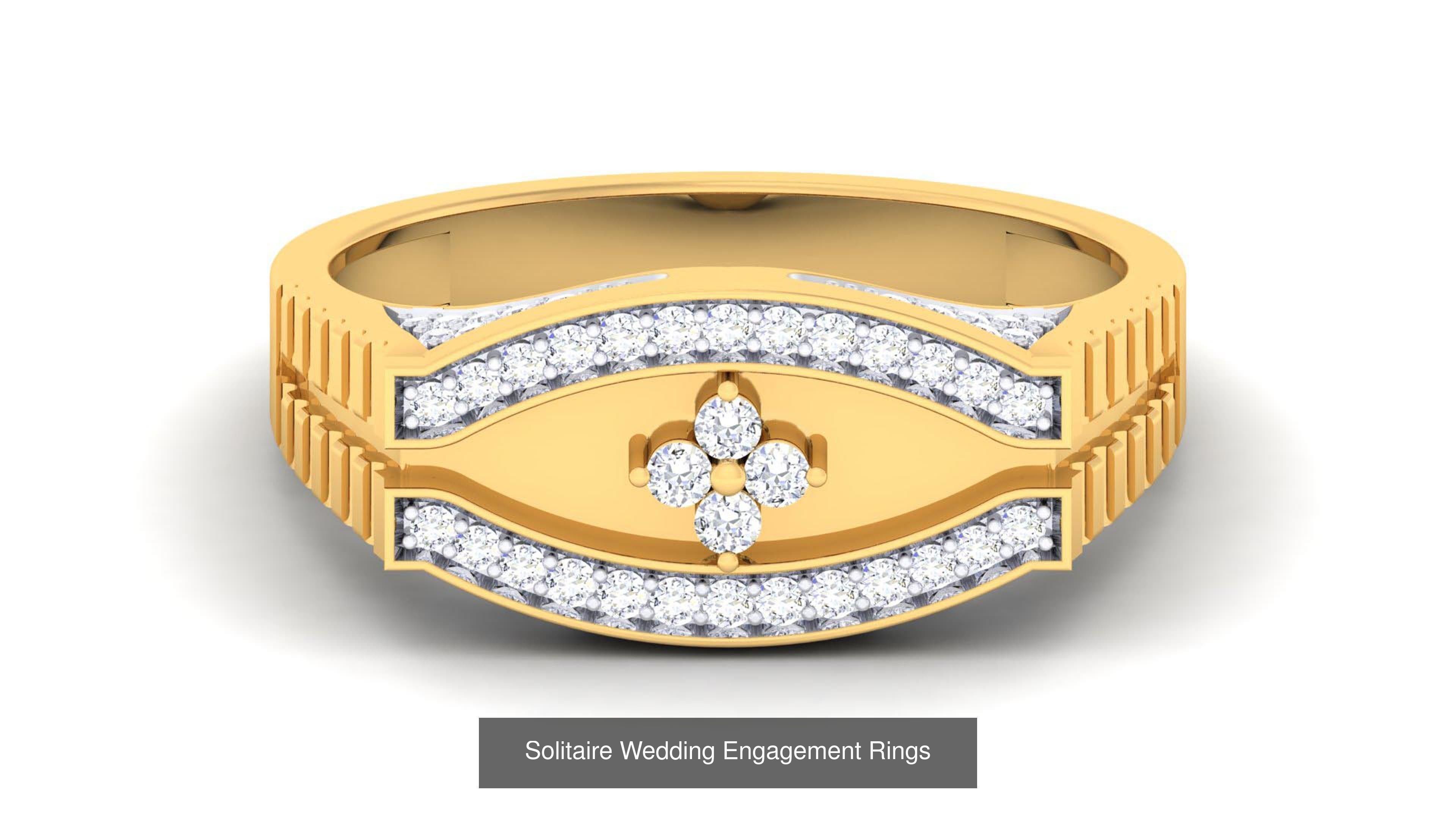 56 Solitaire Wedding Engagement Rings Collection _14