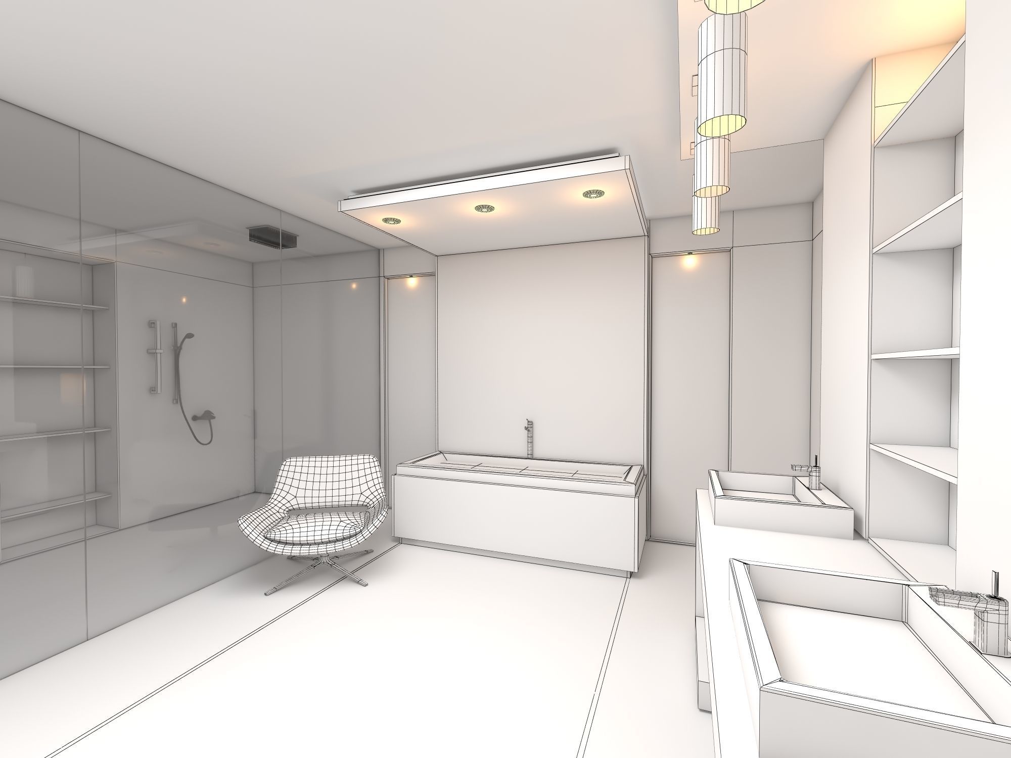 Bathroom 22 3D model_7