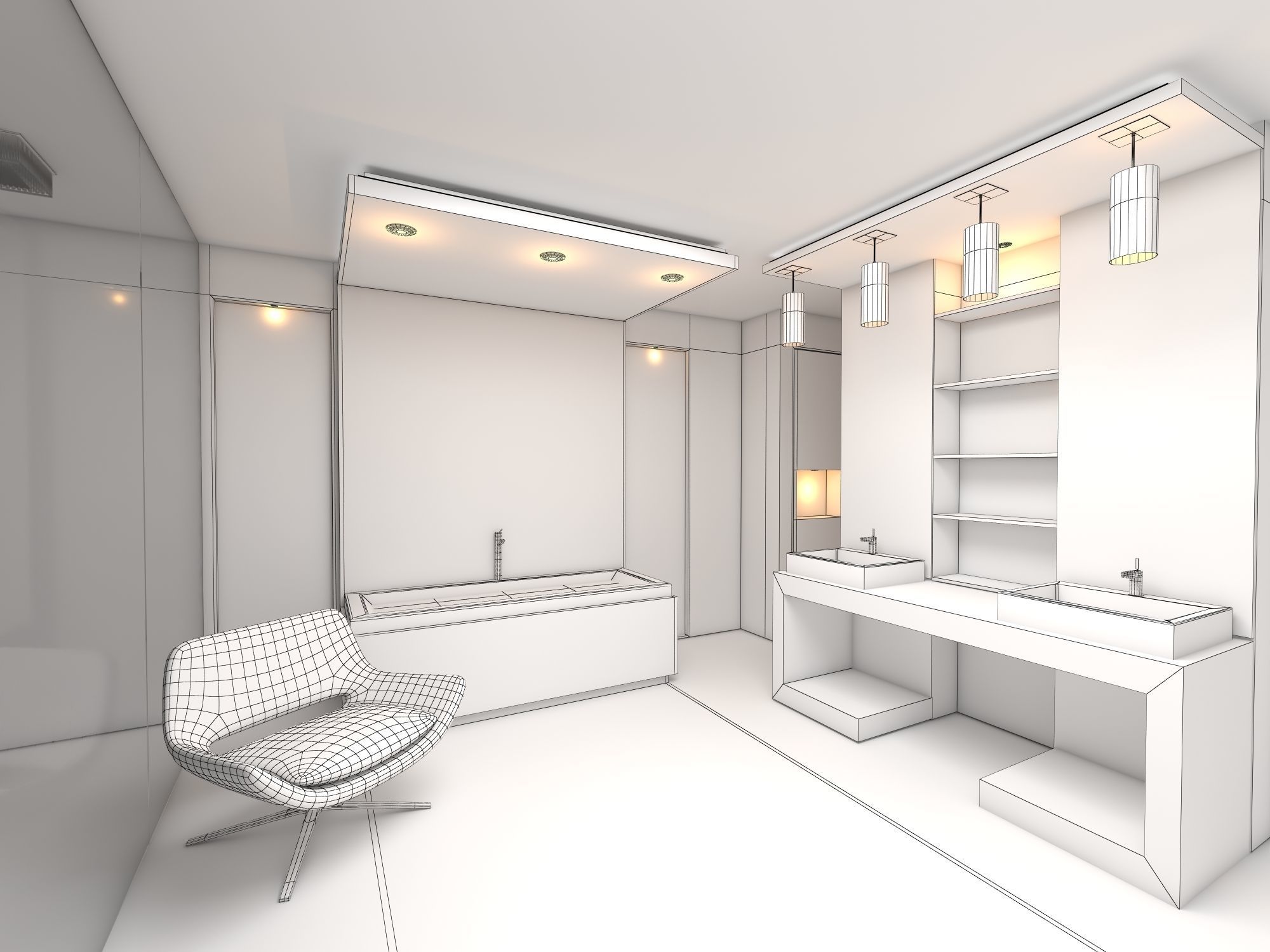 Bathroom 22 3D model_6