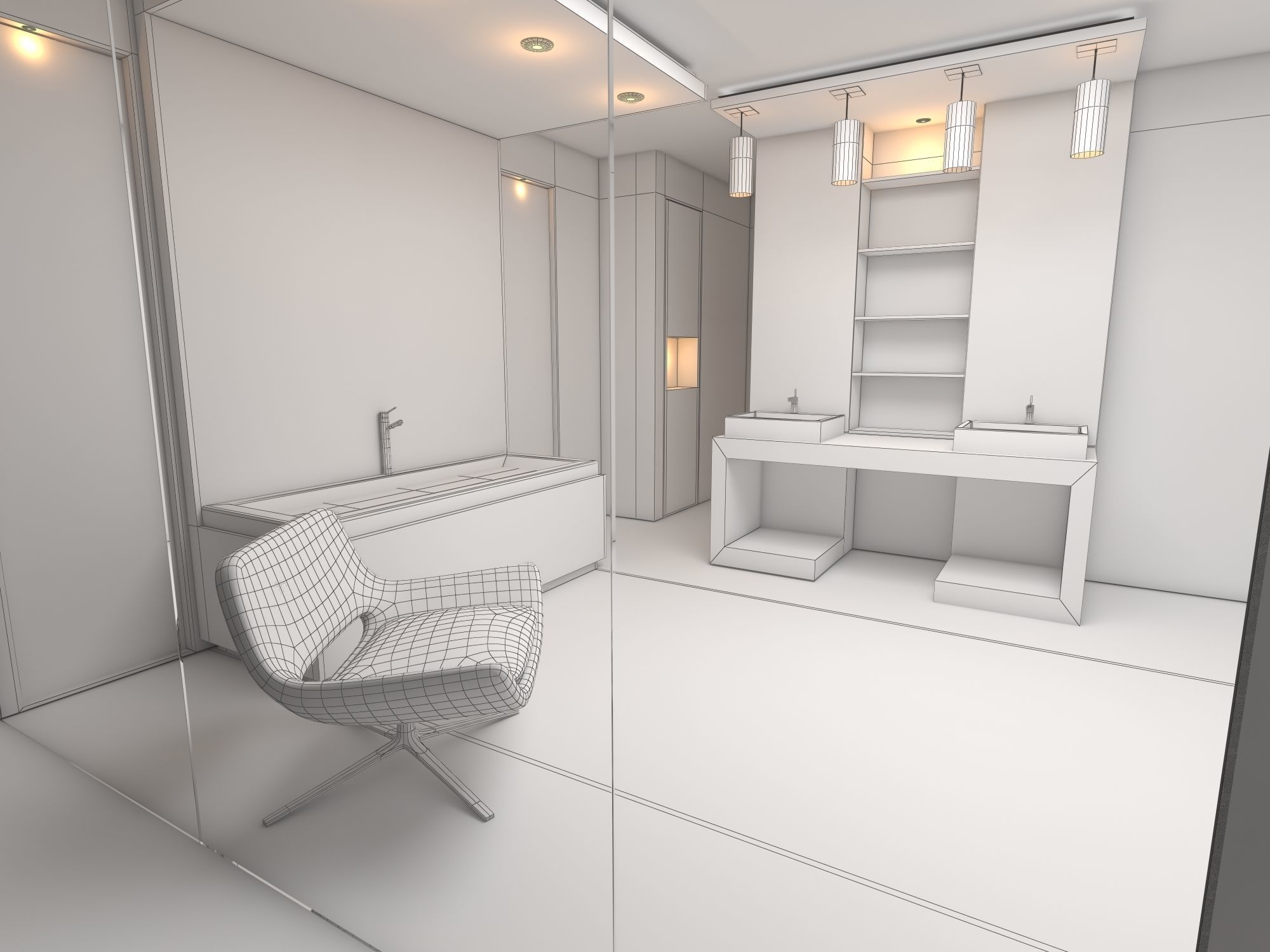 Bathroom 22 3D model_9