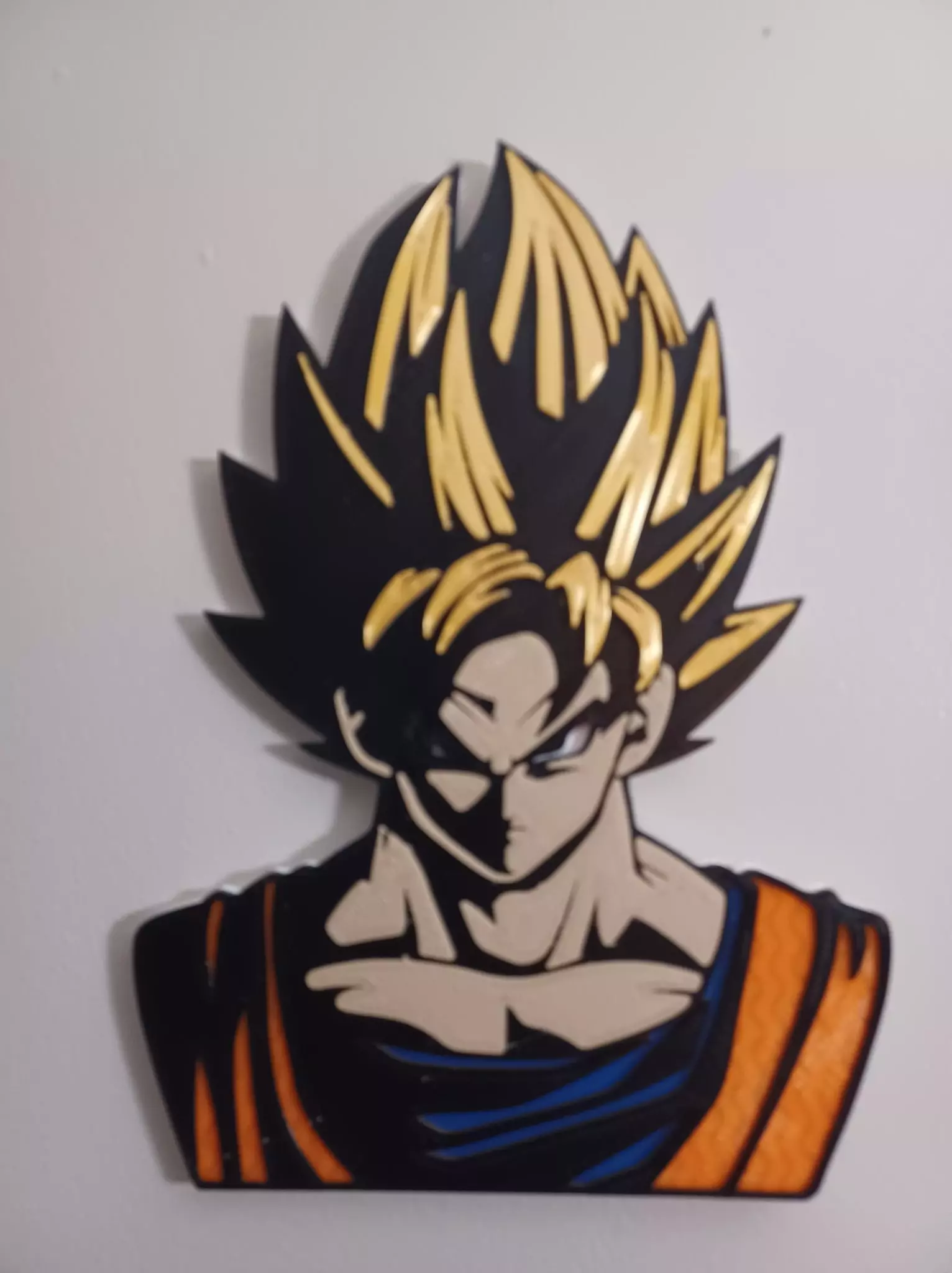 3D GOKU - DRAGON BALL Z WALL ART 3D print model_0