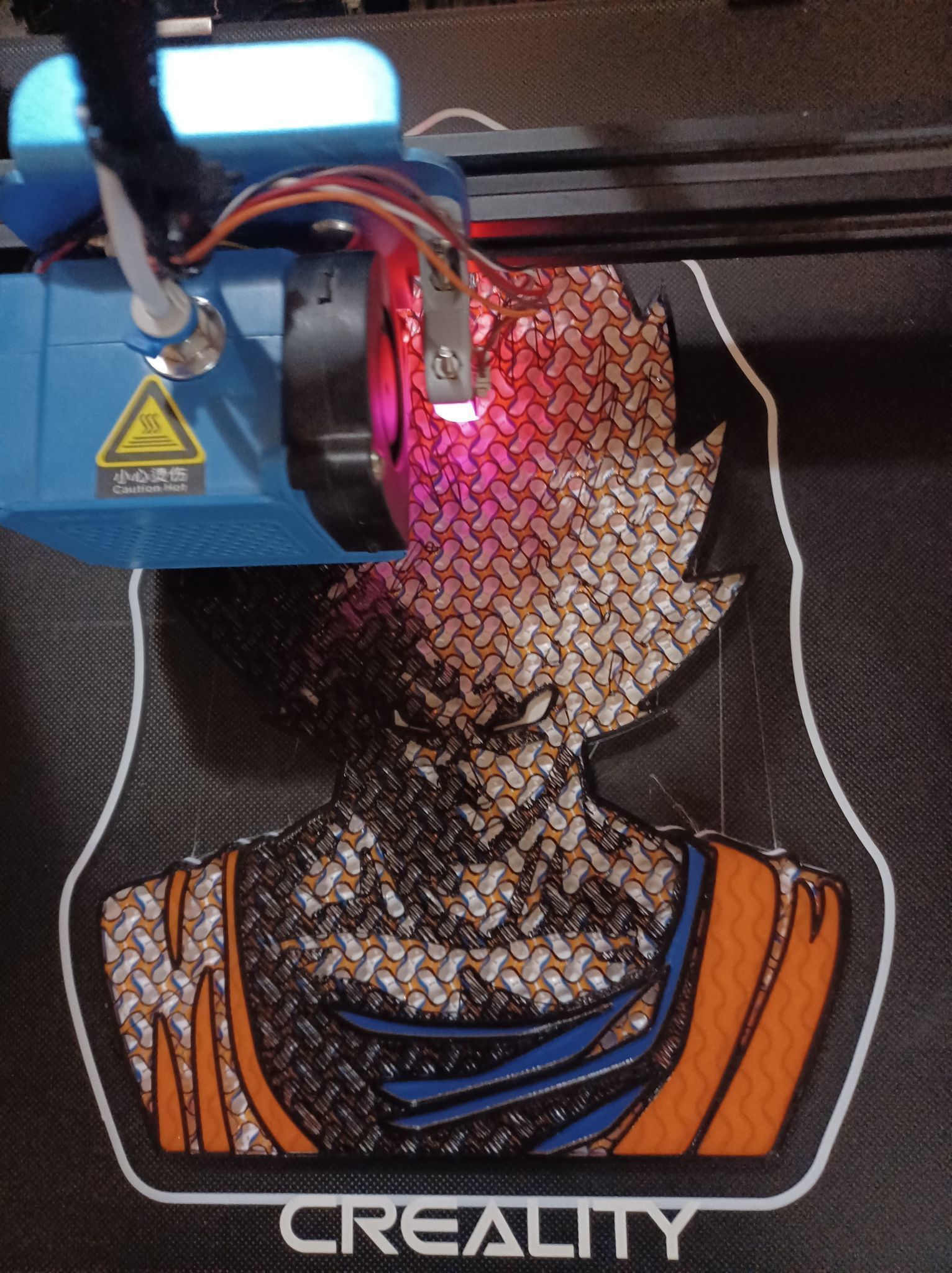 3D GOKU - DRAGON BALL Z WALL ART 3D print model_3