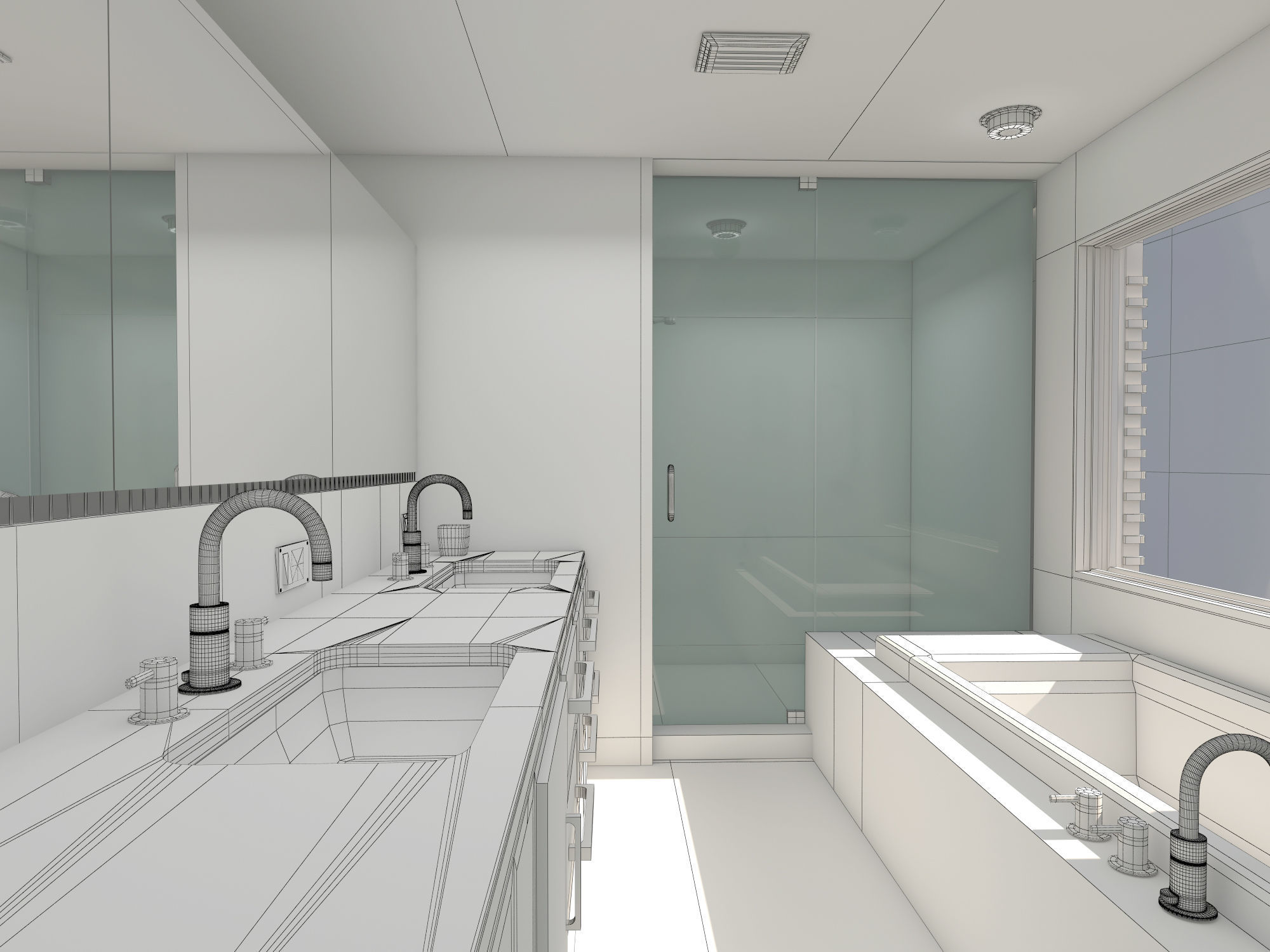 Bathroom 23 3D model_5