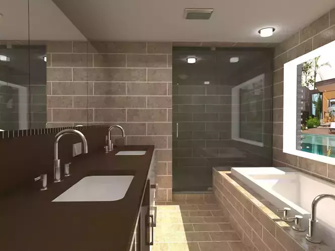 Bathroom 23 3D model