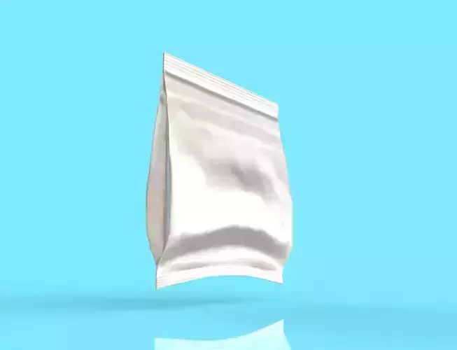 Package - aluminum foil or plastic bag 3D model