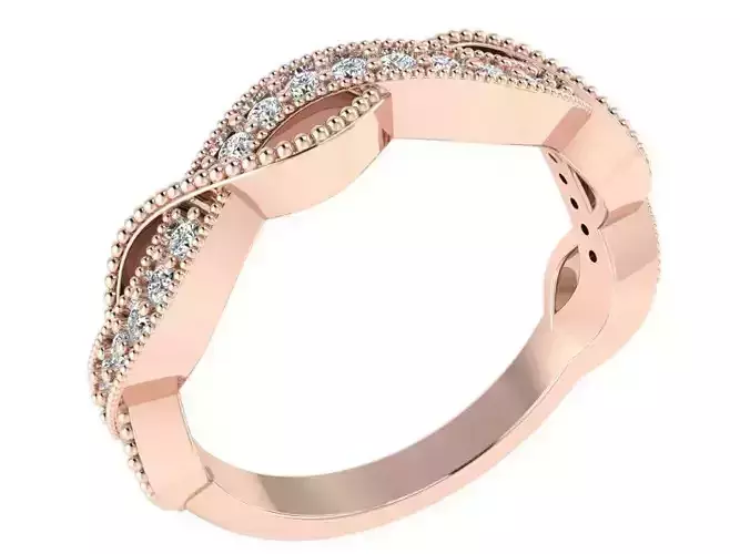 Luxurious round ring 2759 3D print model