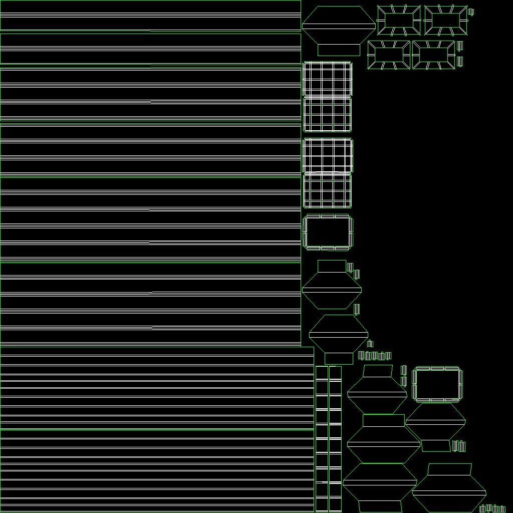 One-story cottage with a large terrace 3D model_42